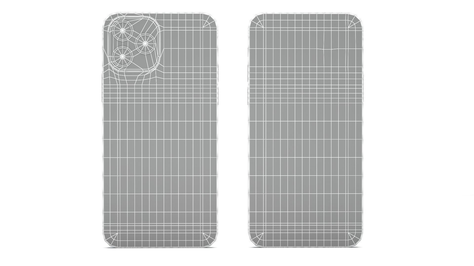 iPhone 12 Pro Max Silver 3D model_9