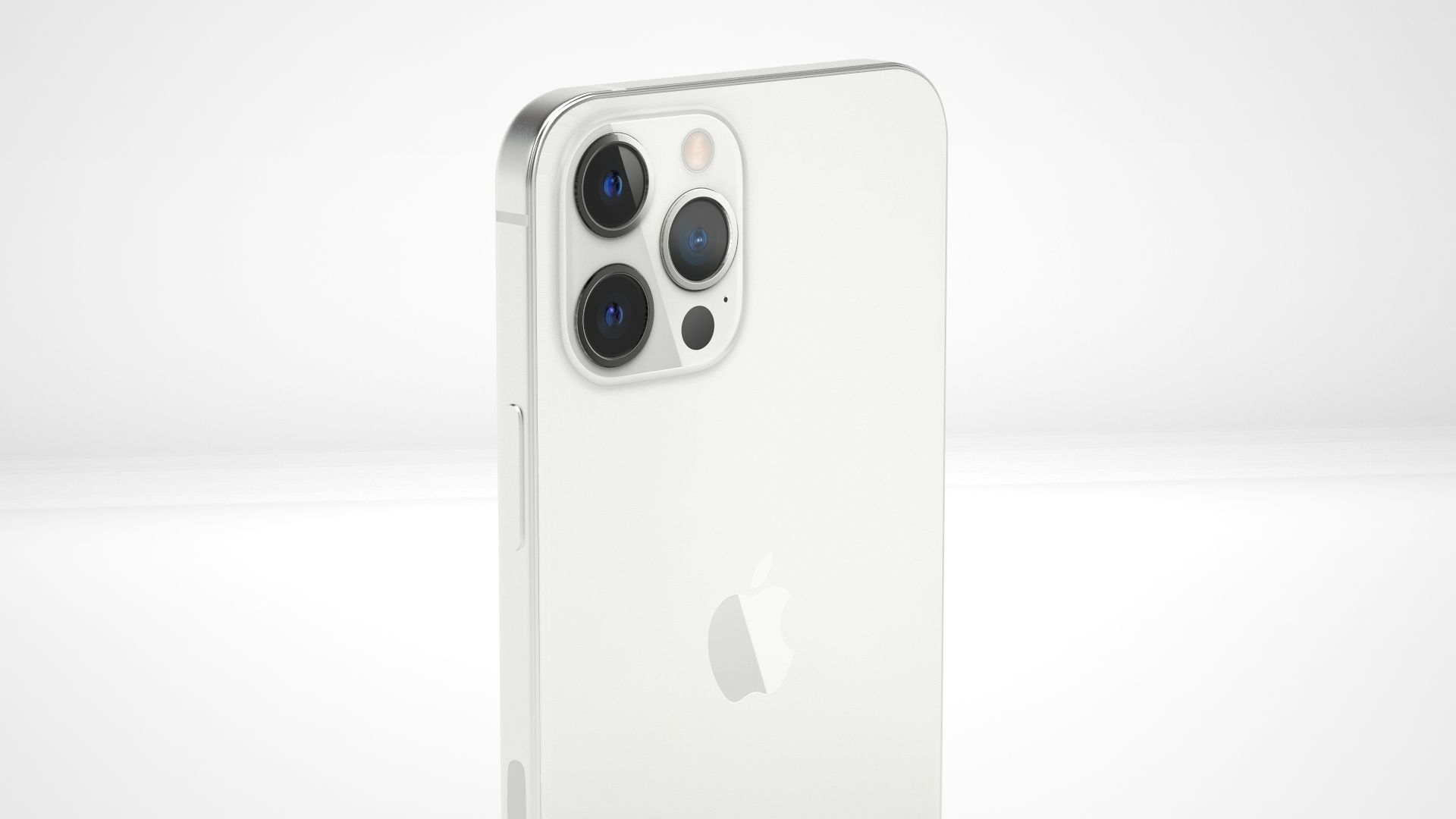 iPhone 12 Pro Max Silver 3D model_3