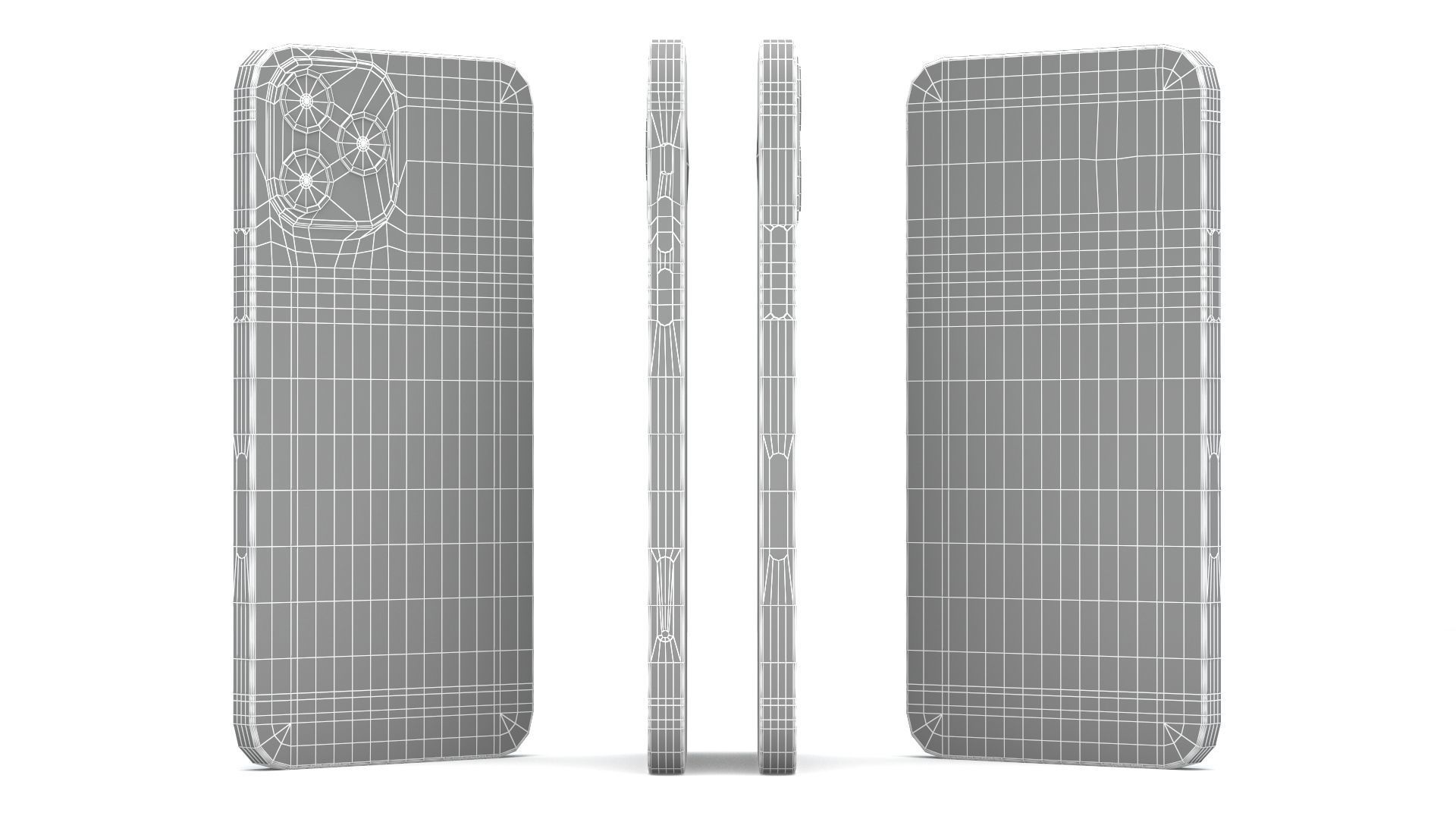 iPhone 12 Pro Max Silver 3D model_13