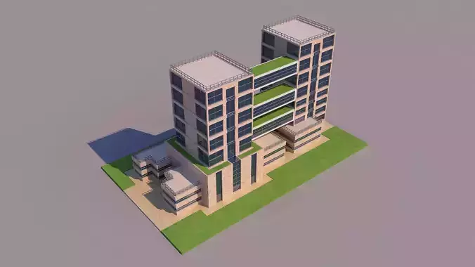0148 - Modern Building 3D model