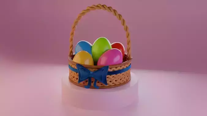Easter Egg Basket 
