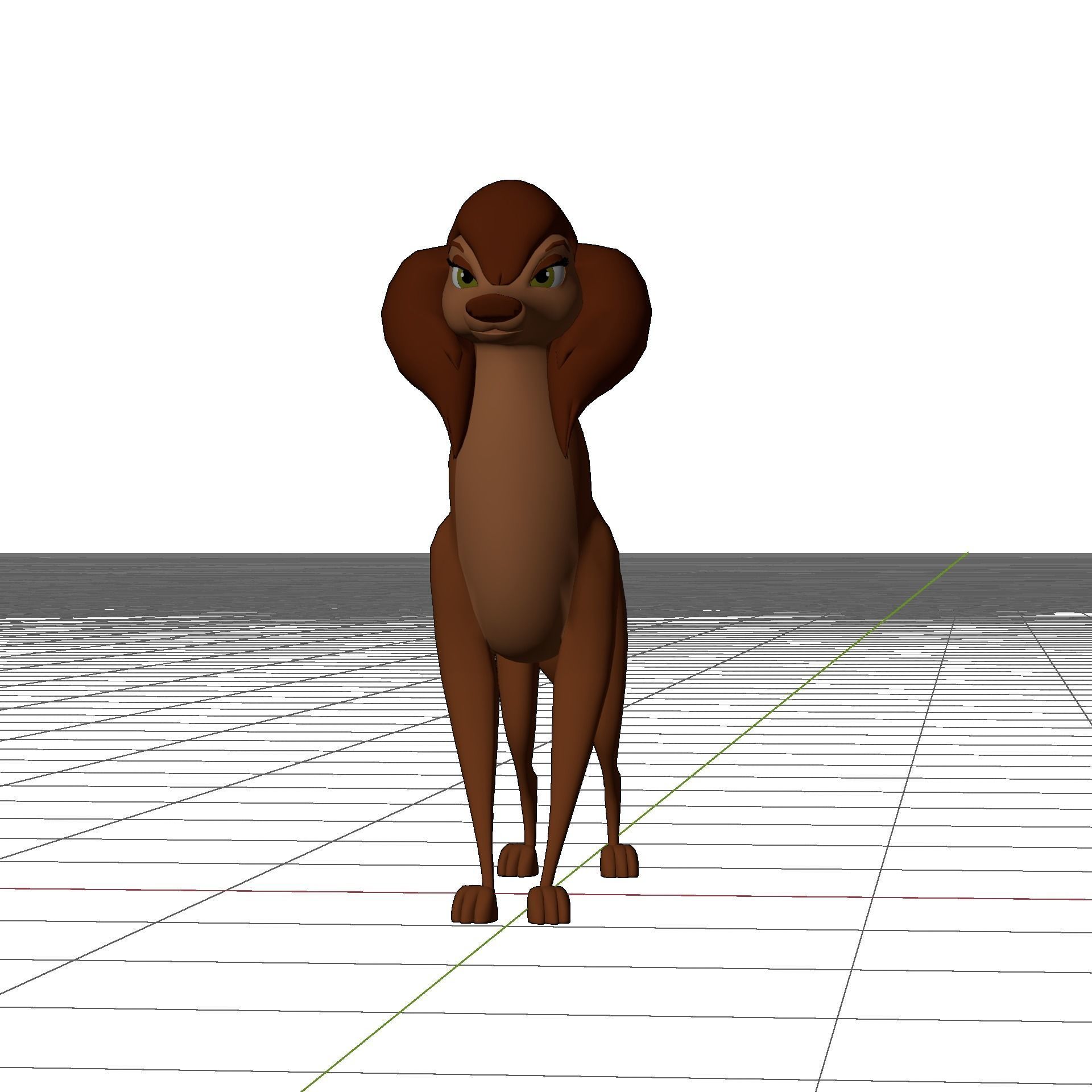 Sasha la Fleur Low-poly 3D model_53