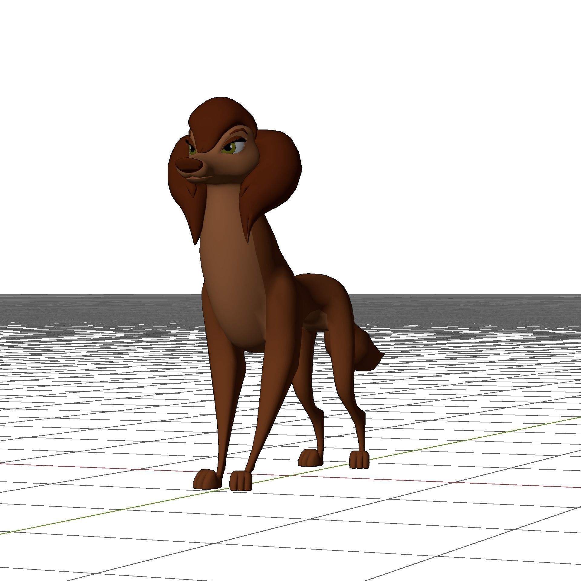 Sasha la Fleur Low-poly 3D model_49