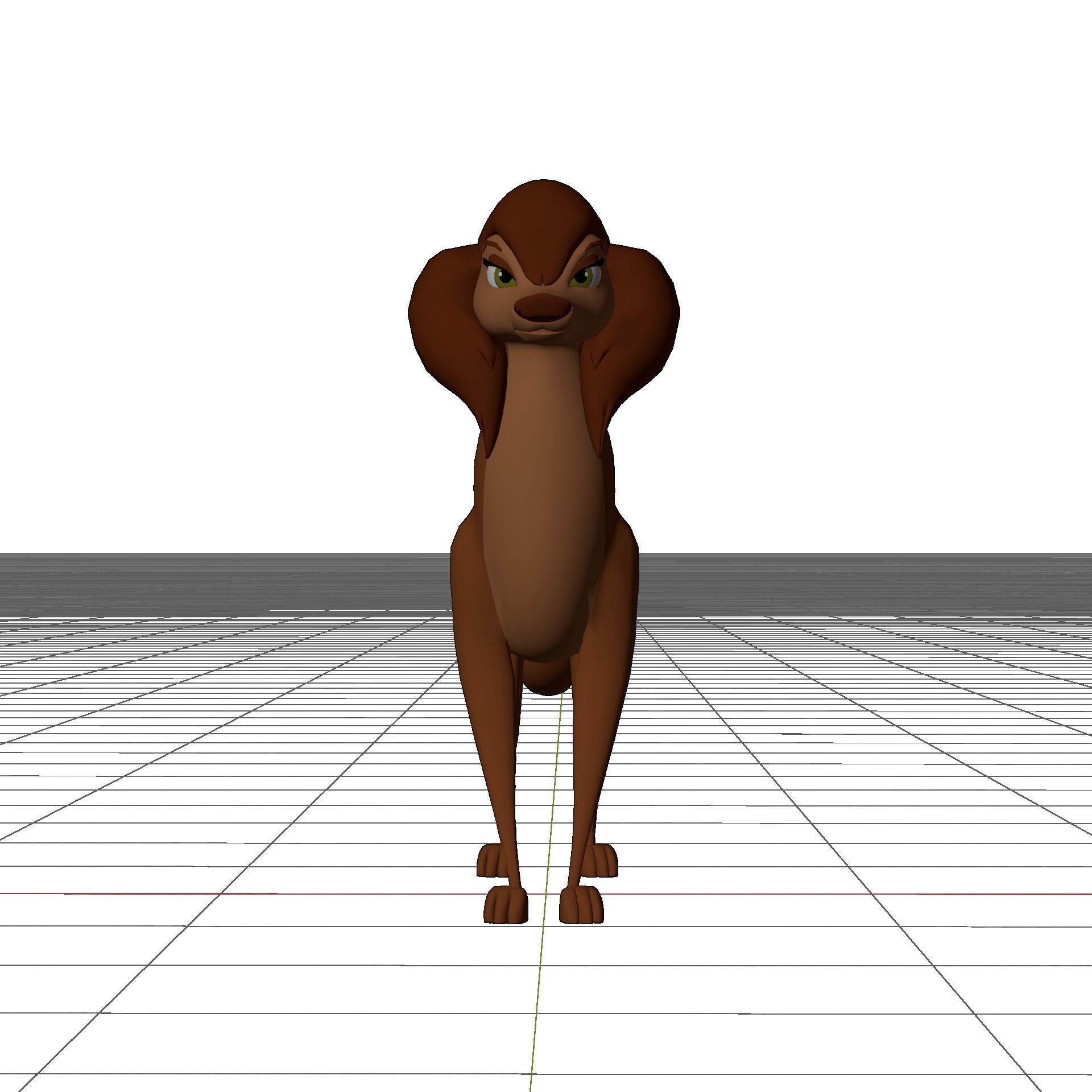 Sasha la Fleur Low-poly 3D model_56