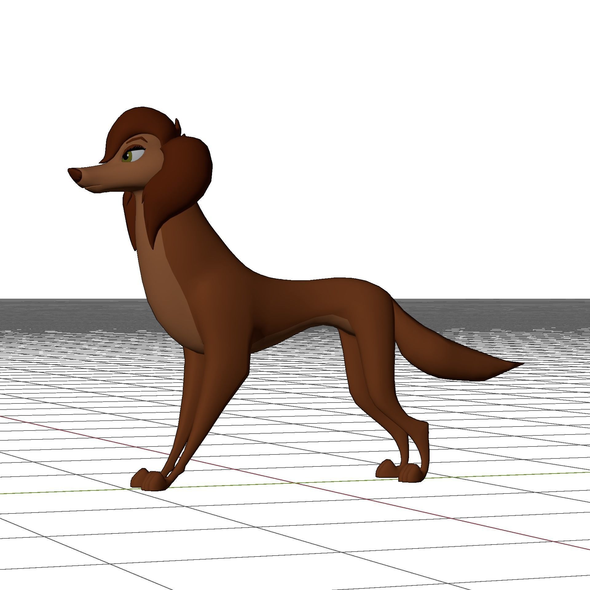 Sasha la Fleur Low-poly 3D model_43