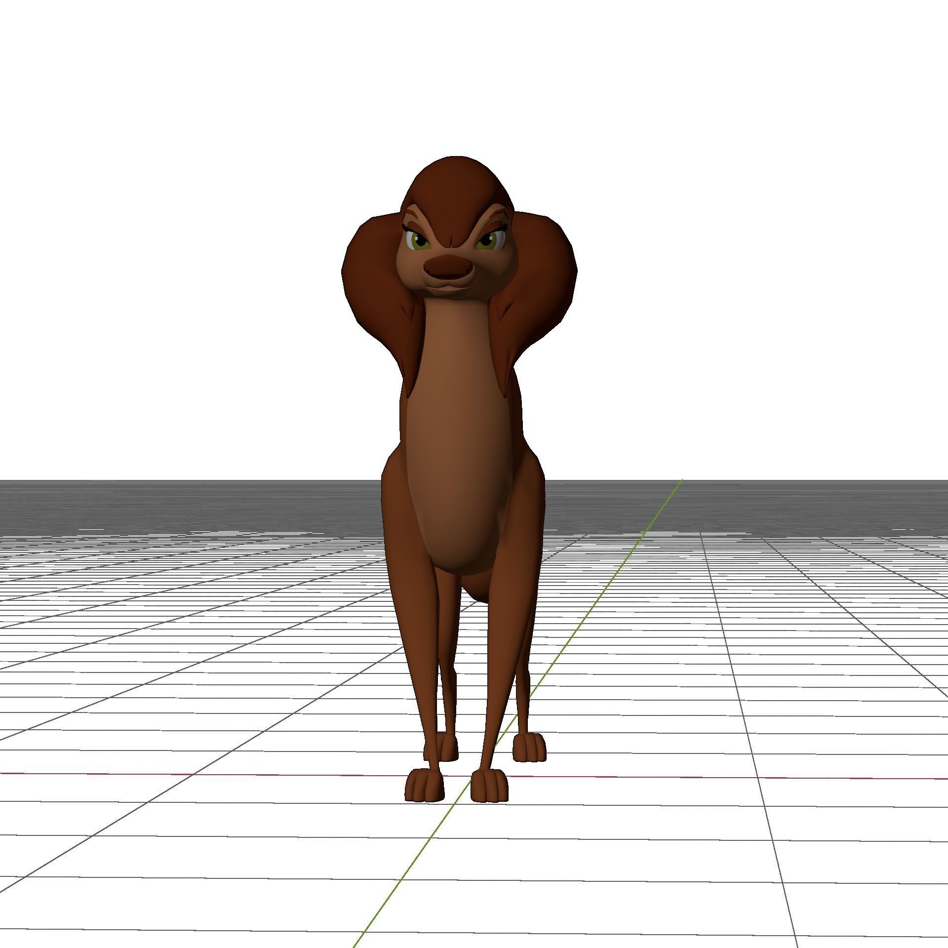 Sasha la Fleur Low-poly 3D model_54