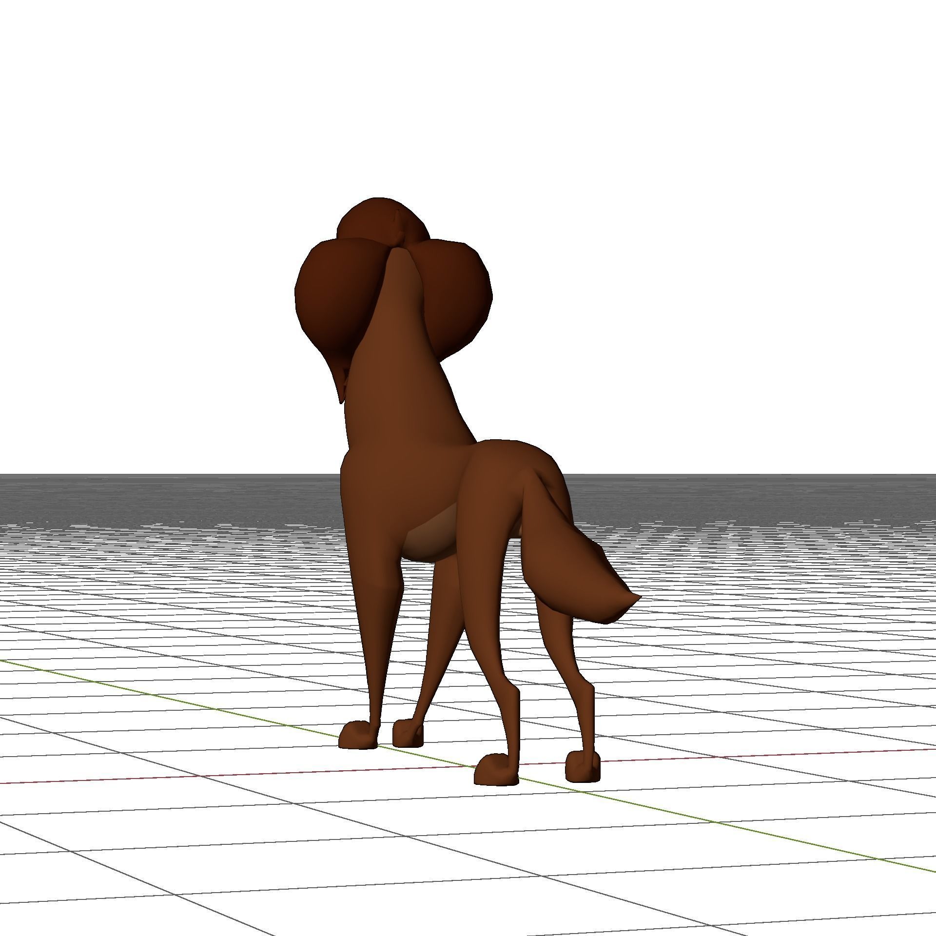 Sasha la Fleur Low-poly 3D model_34