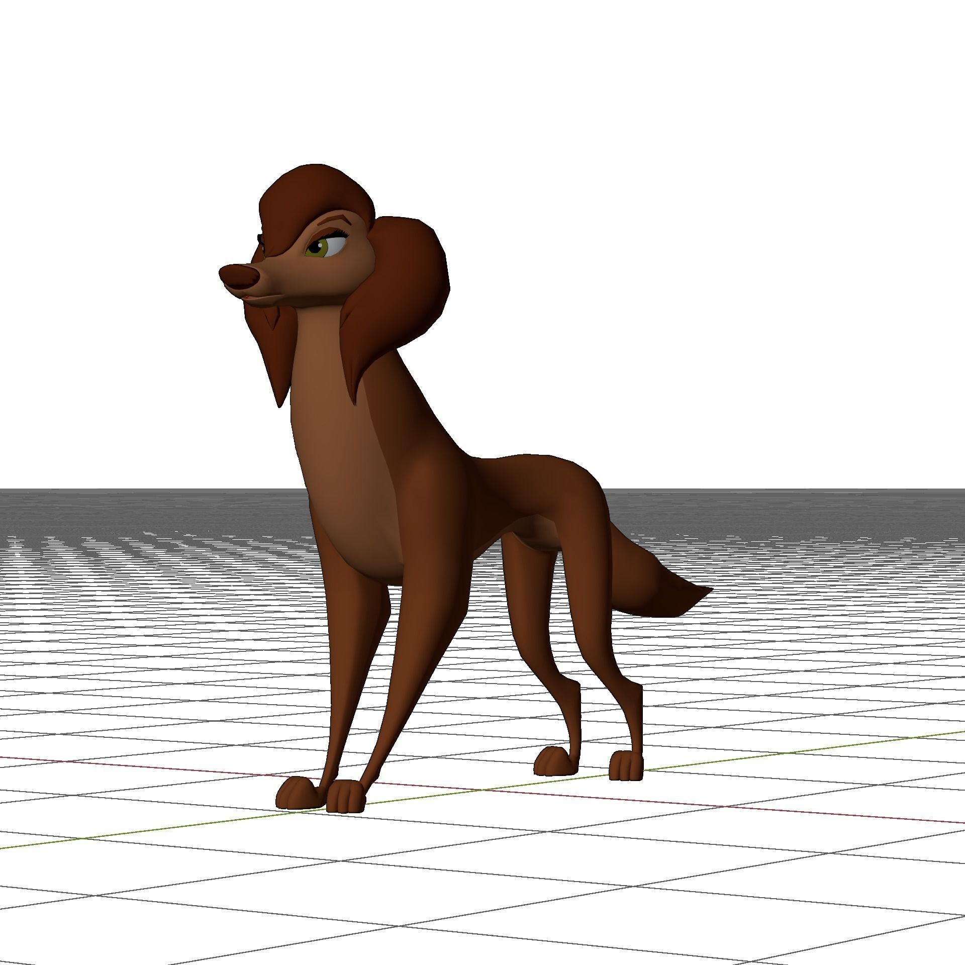 Sasha la Fleur Low-poly 3D model_47