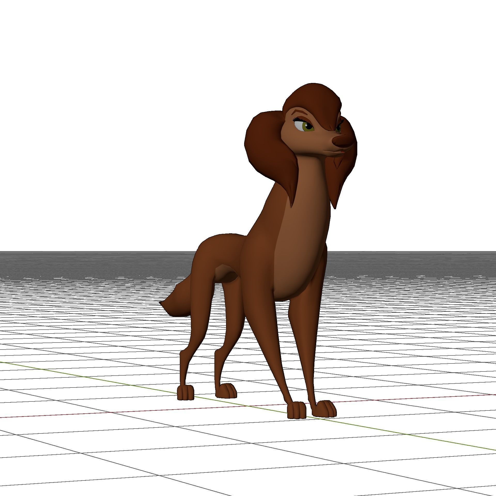 Sasha la Fleur Low-poly 3D model_16