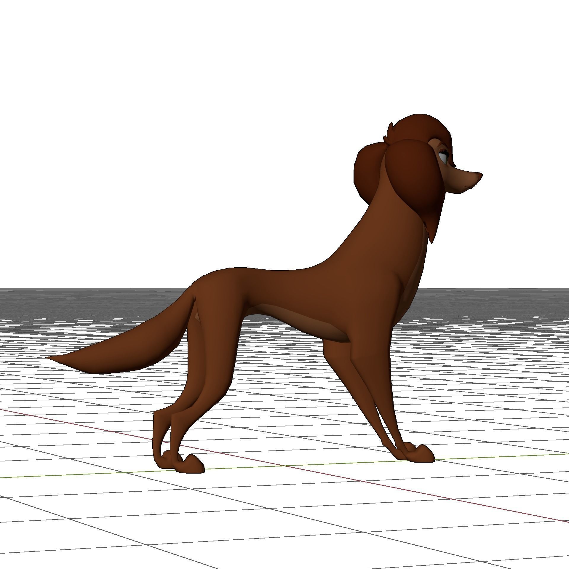 Sasha la Fleur Low-poly 3D model_26