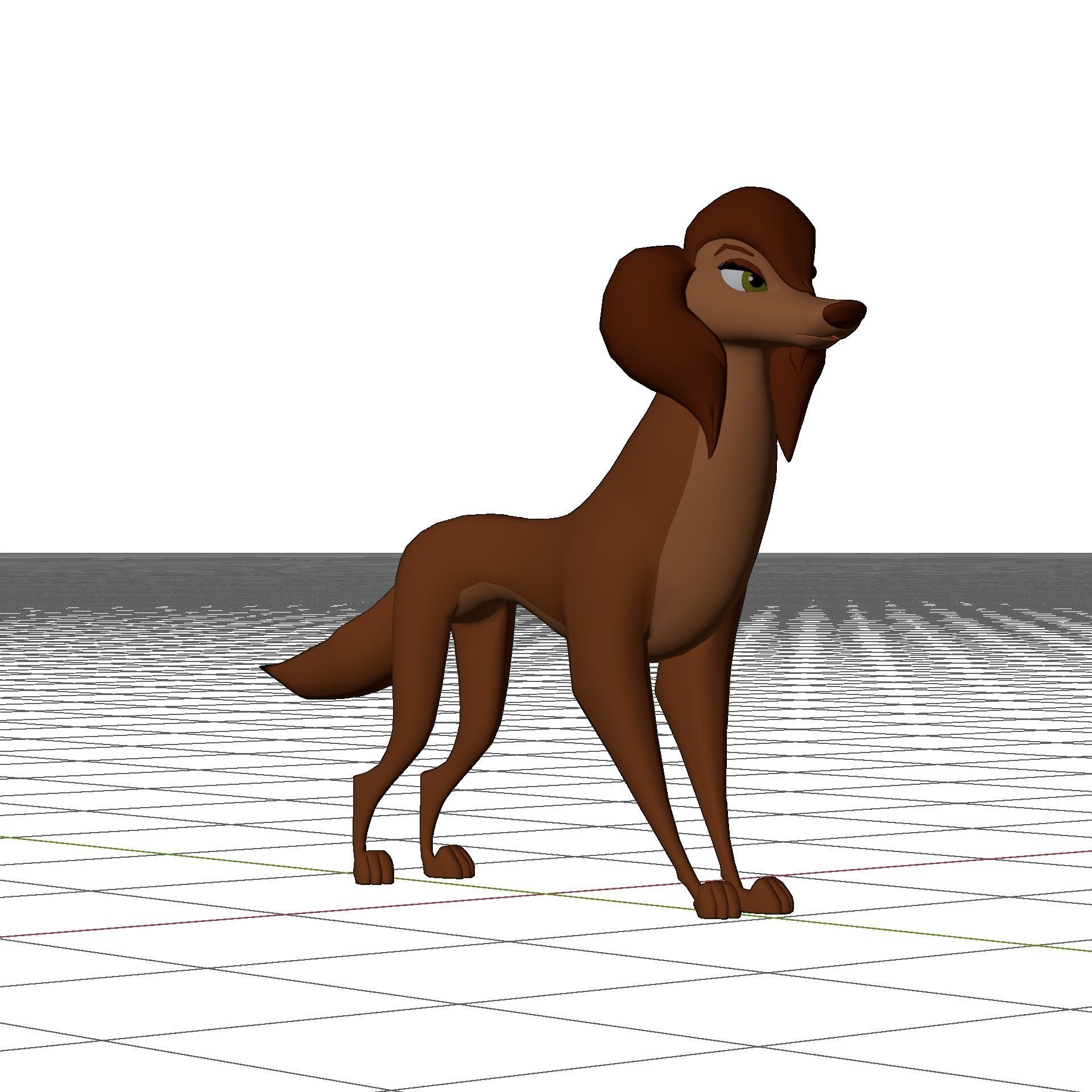 Sasha la Fleur Low-poly 3D model_18