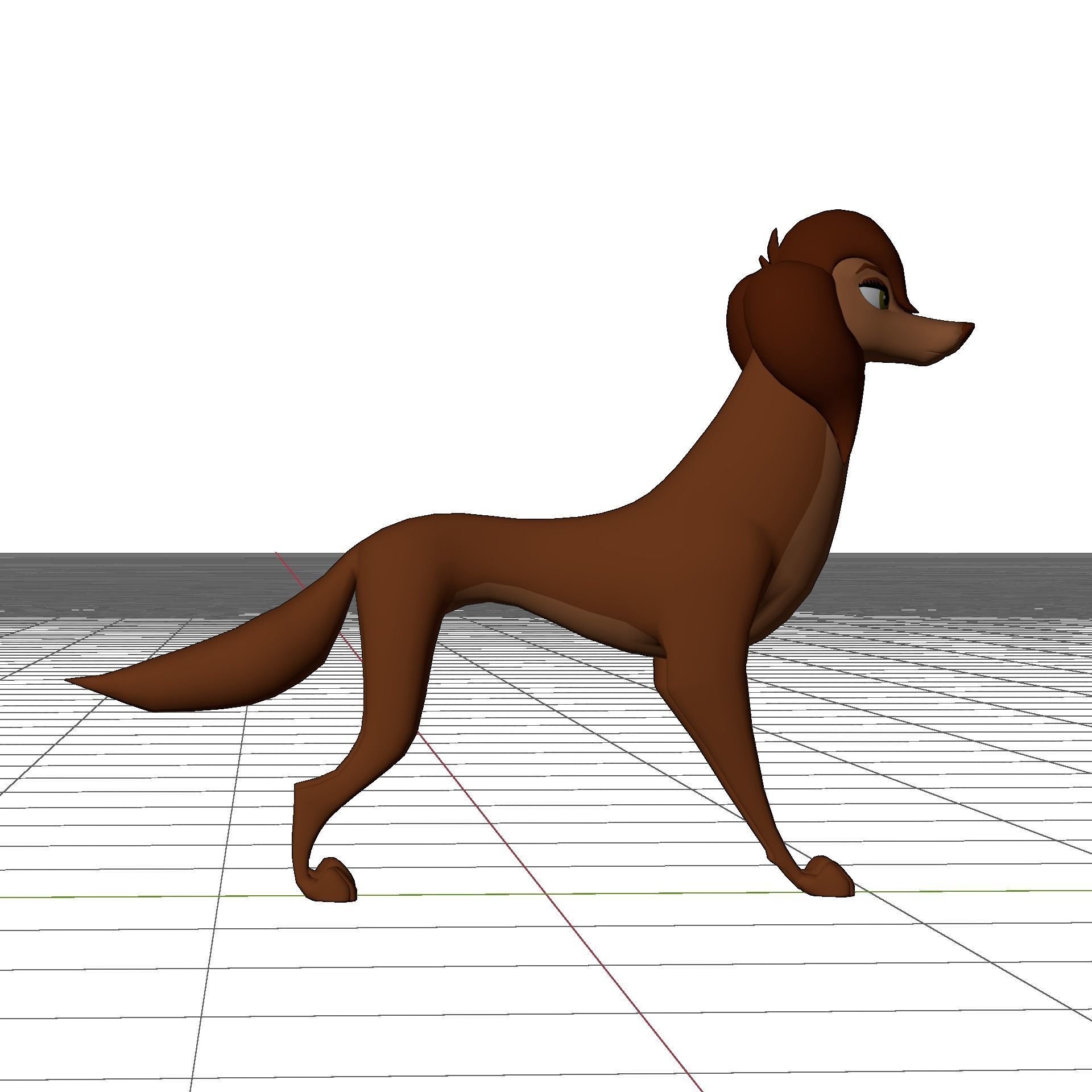 Sasha la Fleur Low-poly 3D model_24