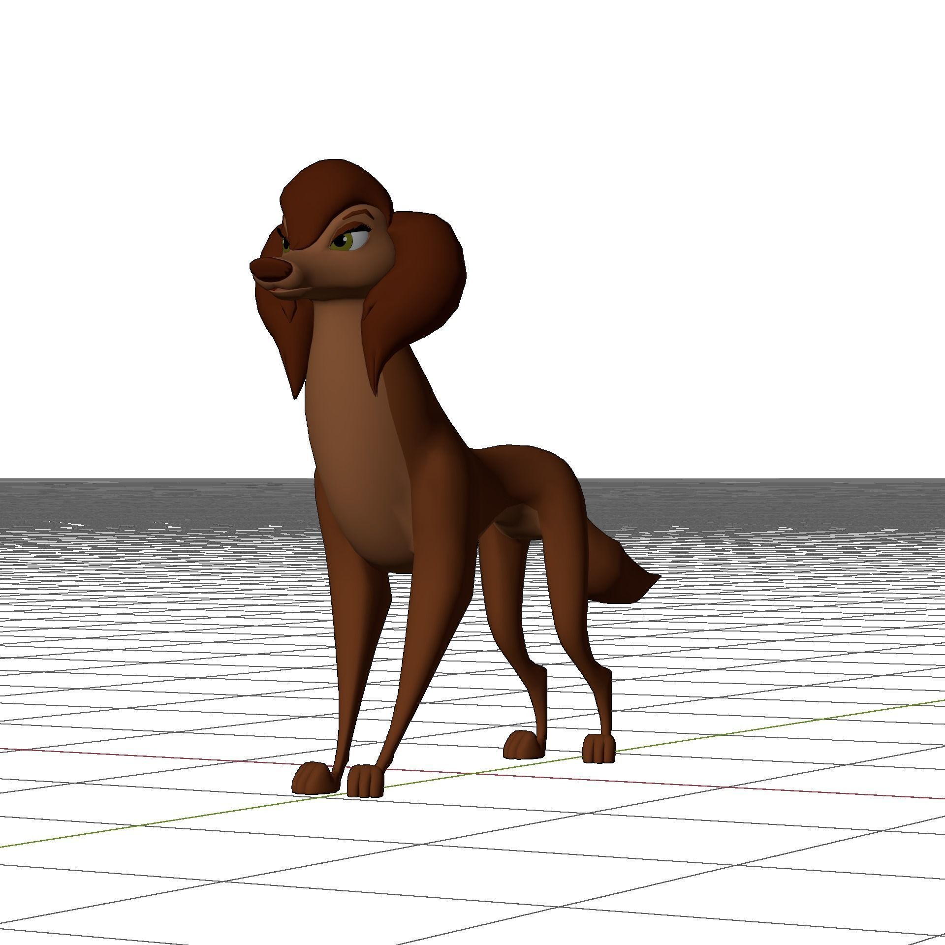 Sasha la Fleur Low-poly 3D model_48