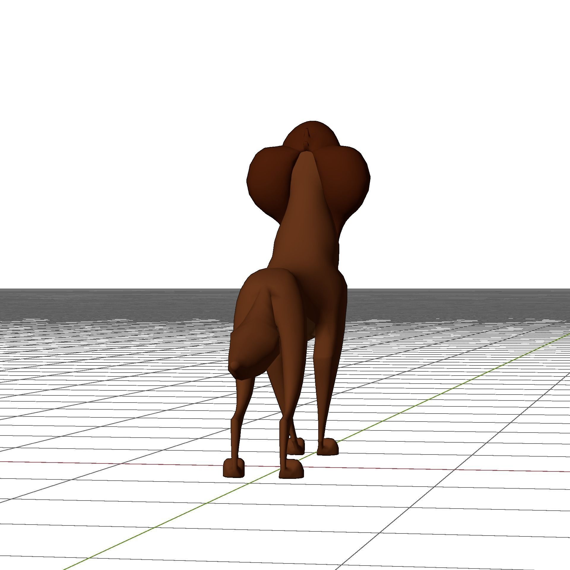 Sasha la Fleur Low-poly 3D model_31