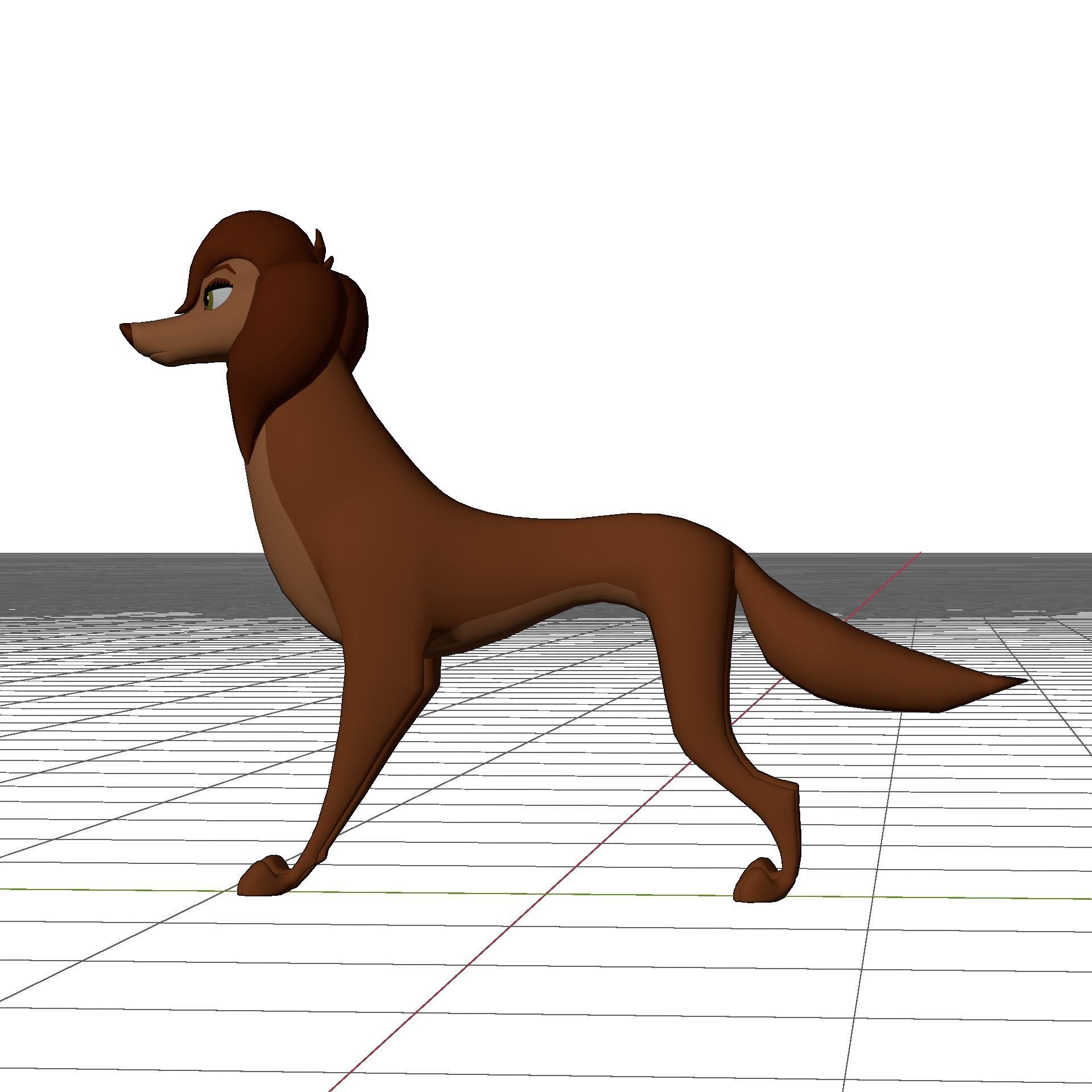 Sasha la Fleur Low-poly 3D model_40