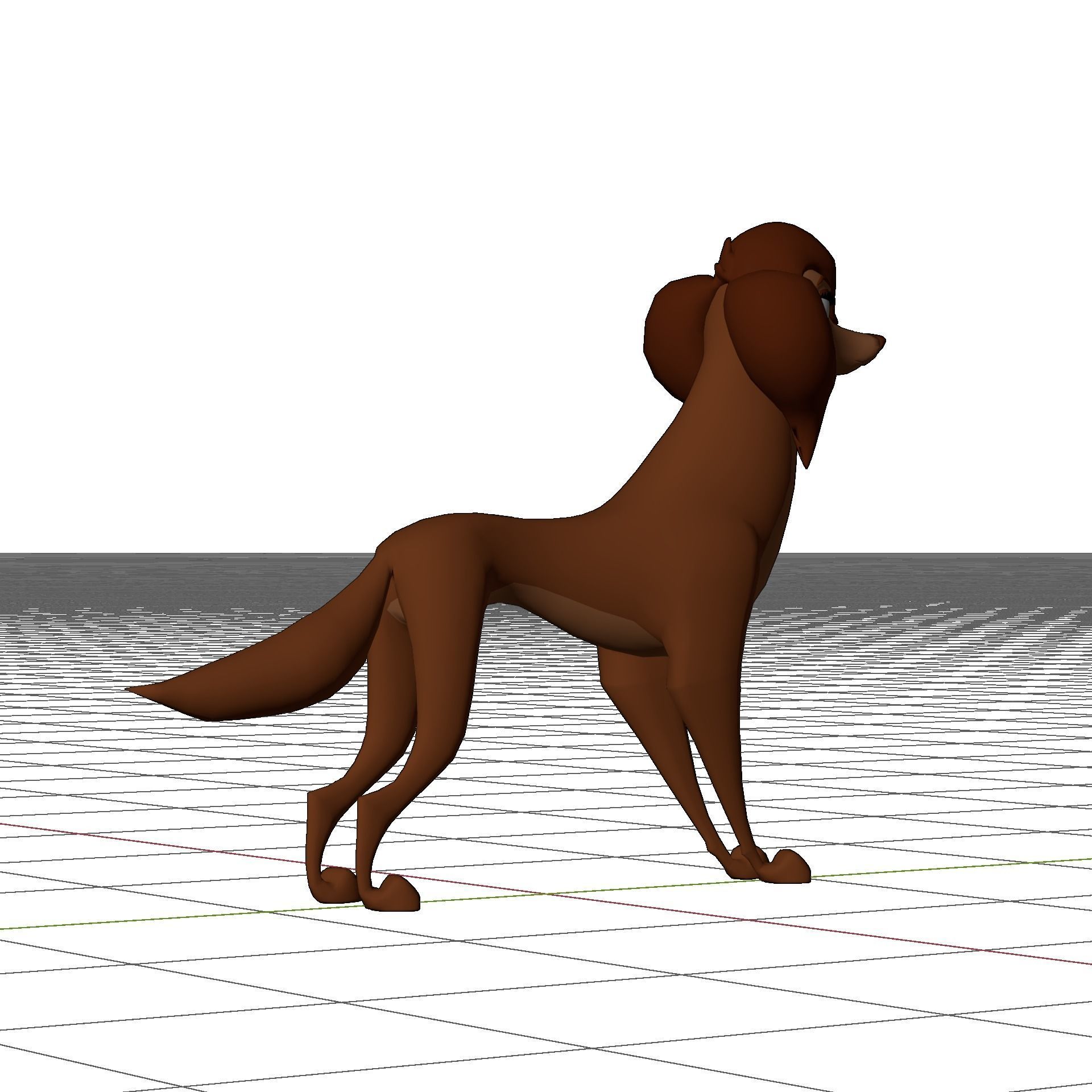 Sasha la Fleur Low-poly 3D model_27