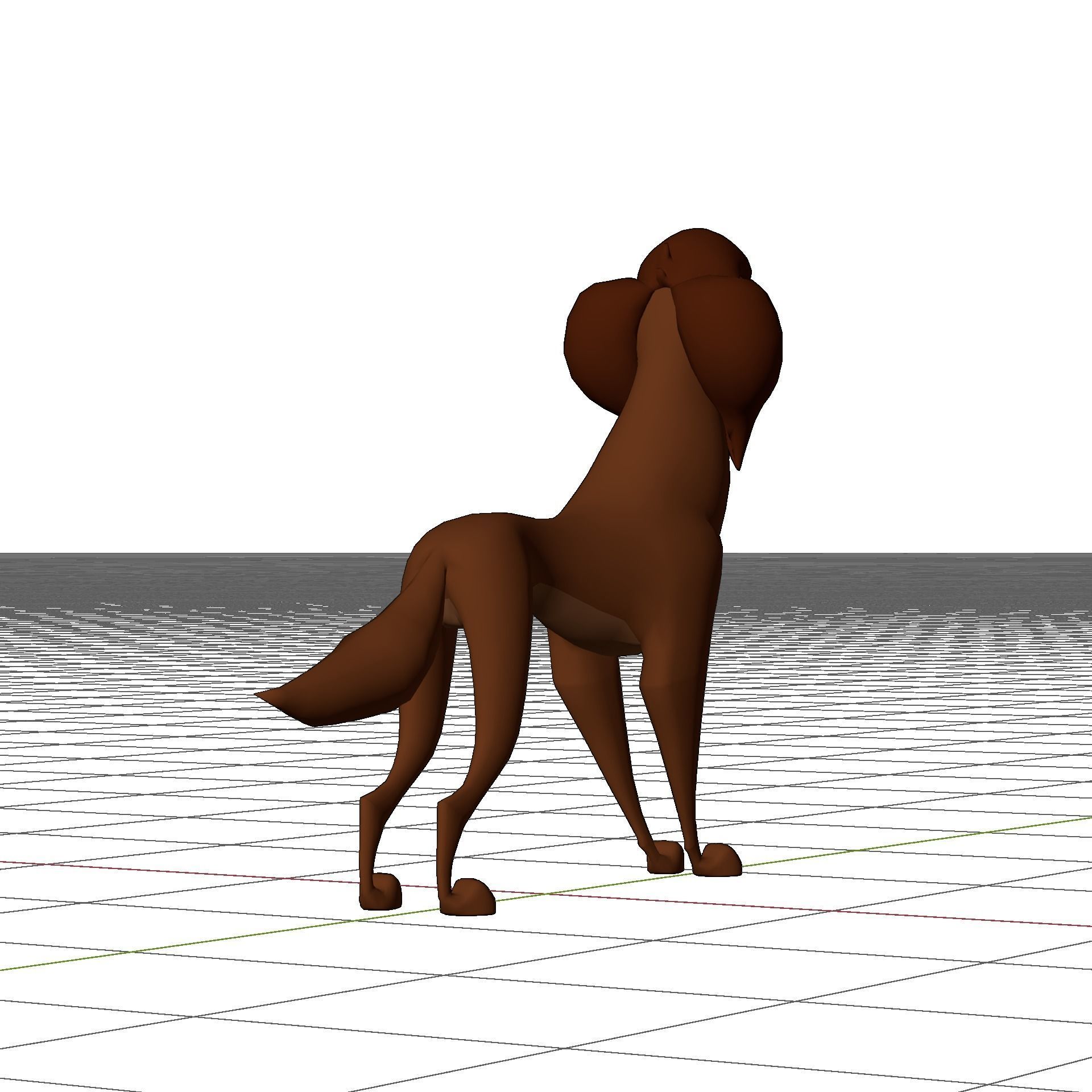 Sasha la Fleur Low-poly 3D model_29