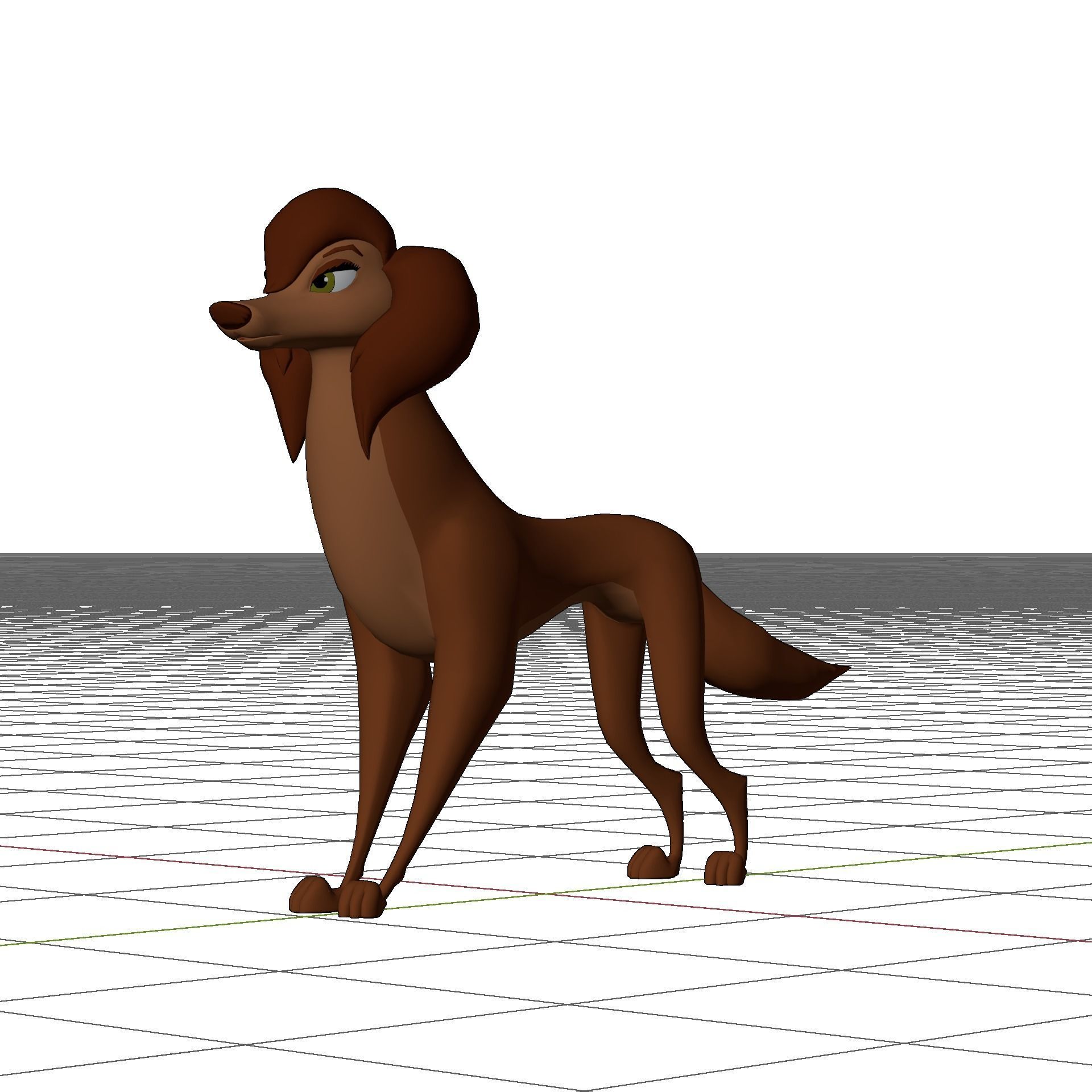 Sasha la Fleur Low-poly 3D model_46