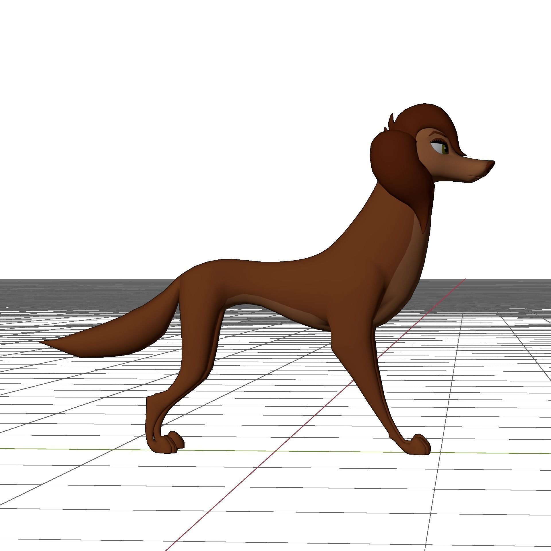 Sasha la Fleur Low-poly 3D model_23