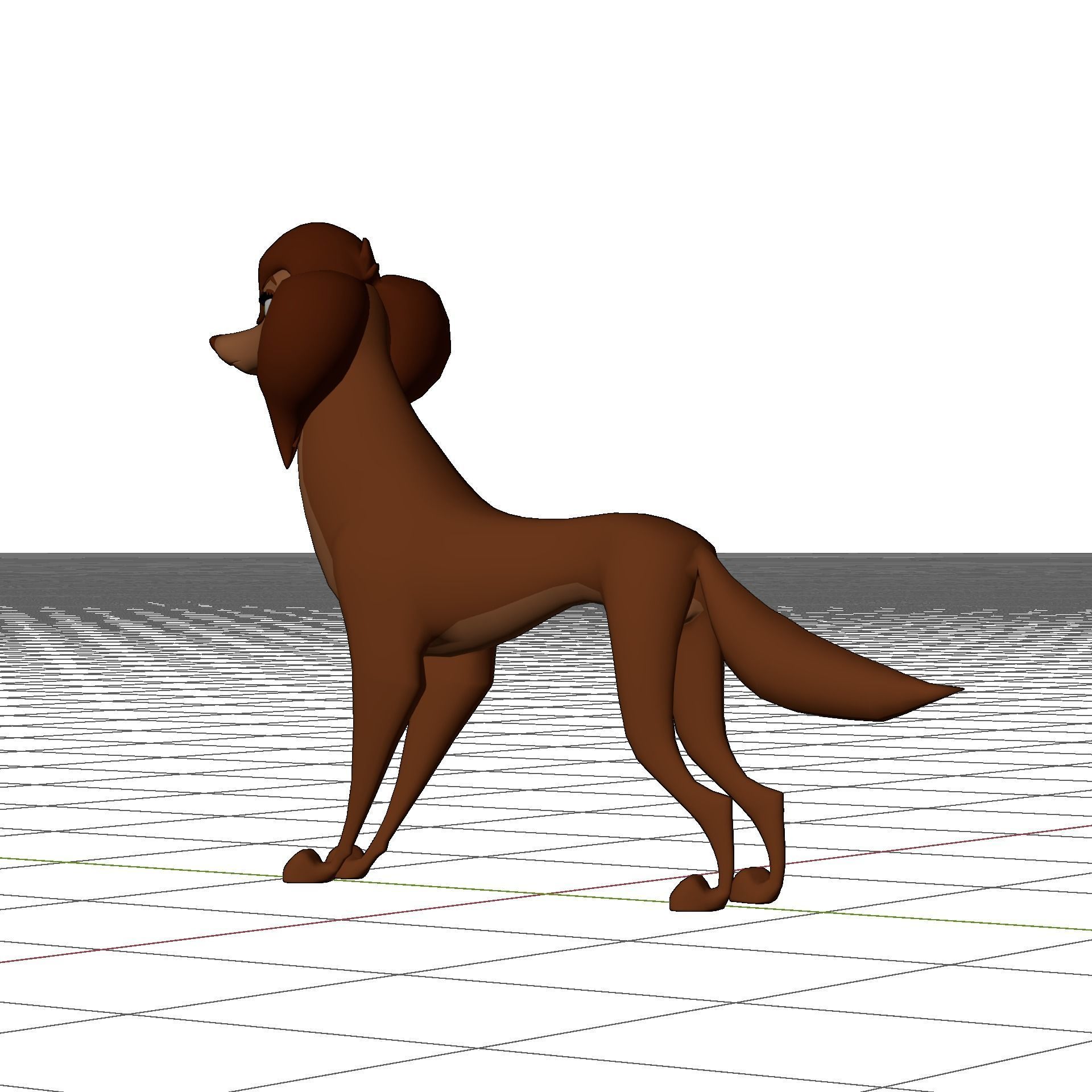 Sasha la Fleur Low-poly 3D model_37