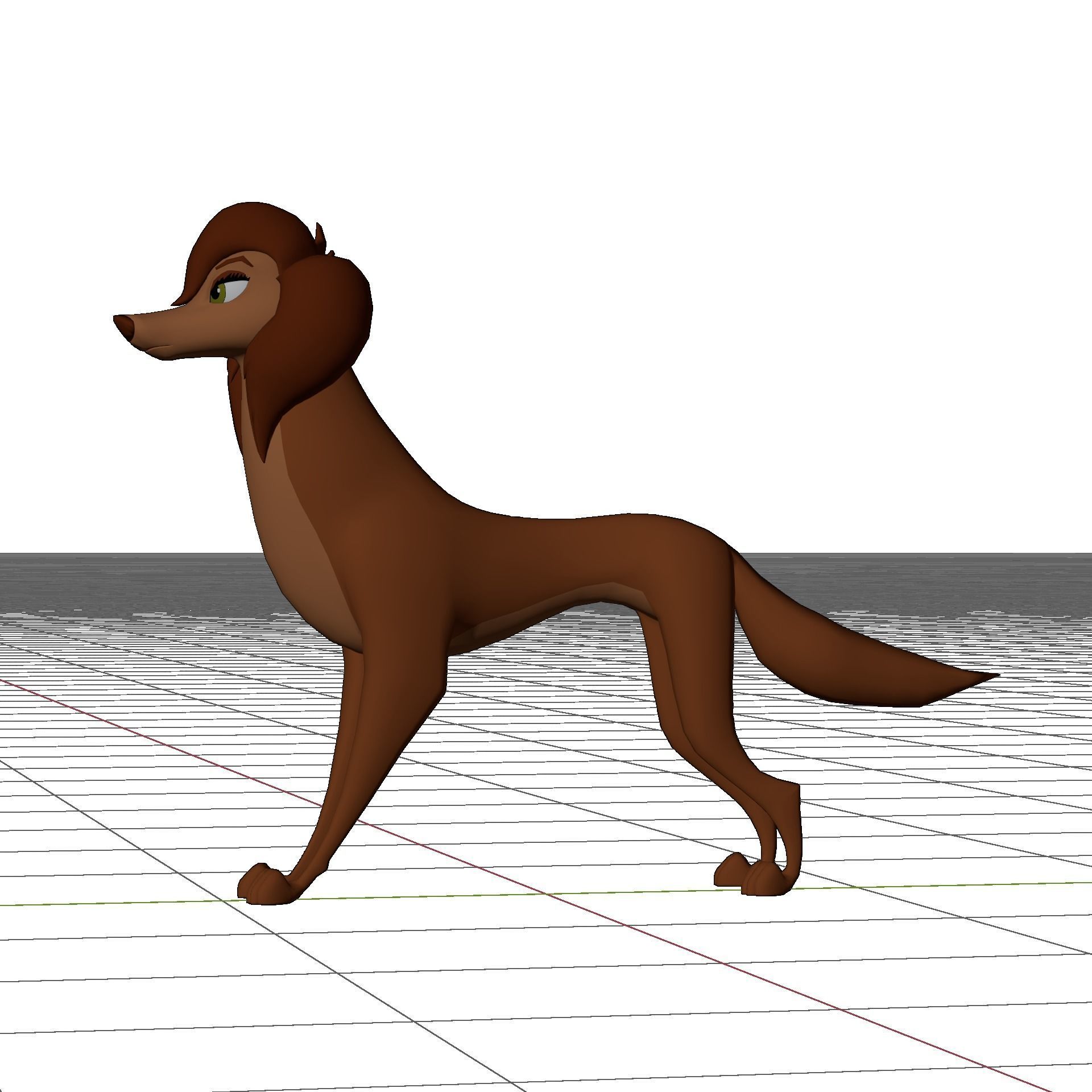 Sasha la Fleur Low-poly 3D model_42