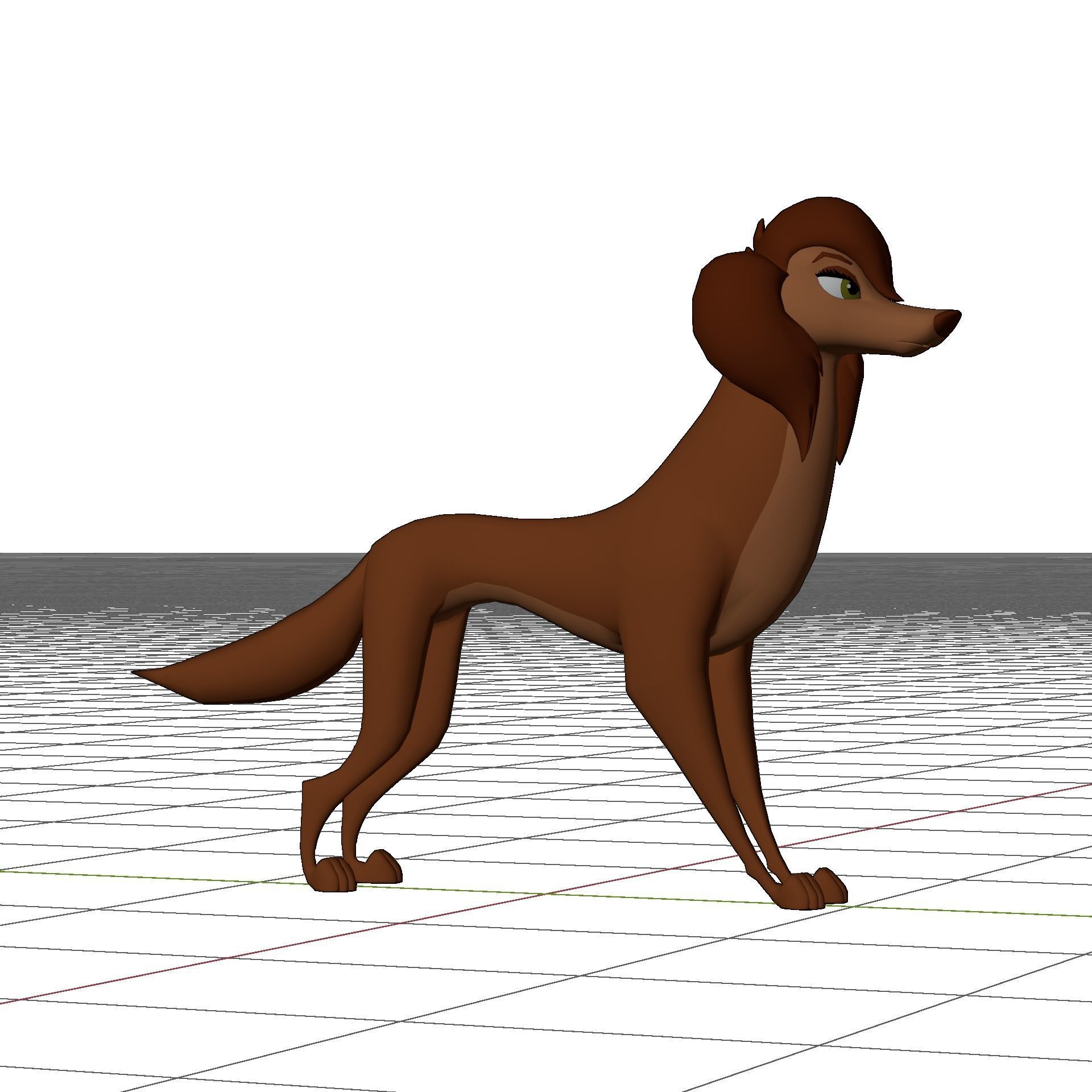 Sasha la Fleur Low-poly 3D model_21