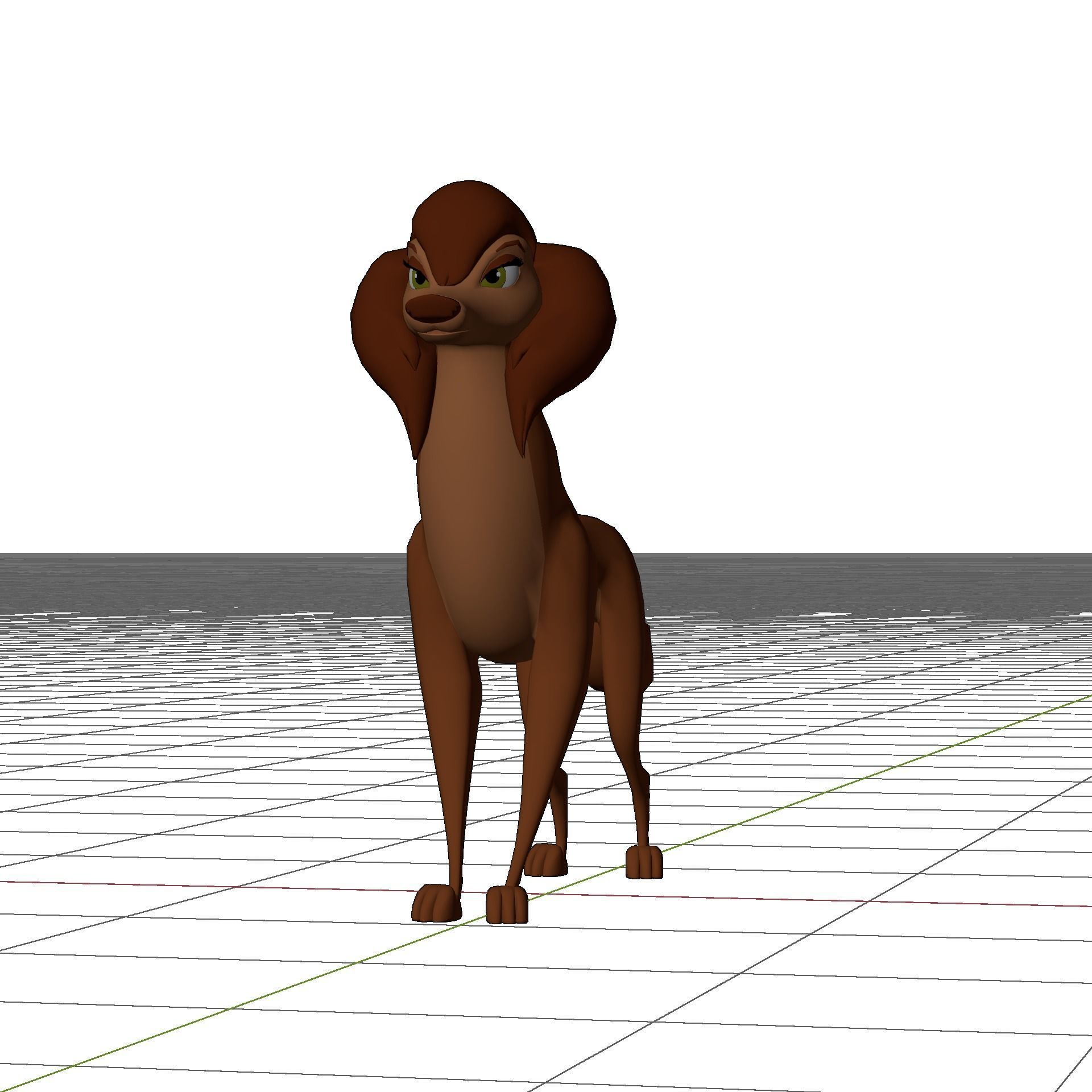 Sasha la Fleur Low-poly 3D model_51