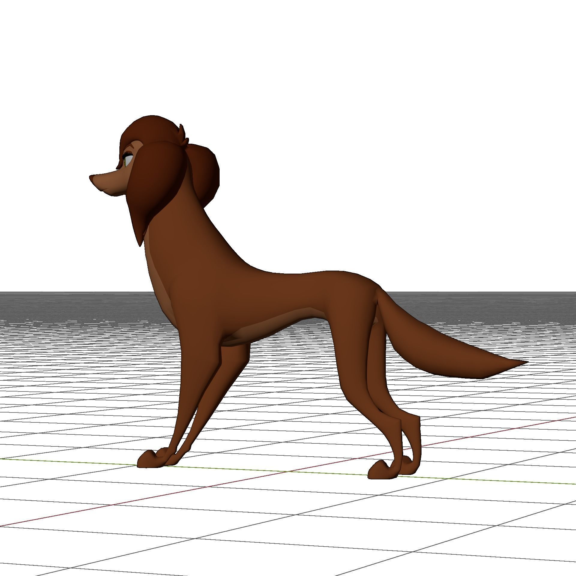 Sasha la Fleur Low-poly 3D model_38