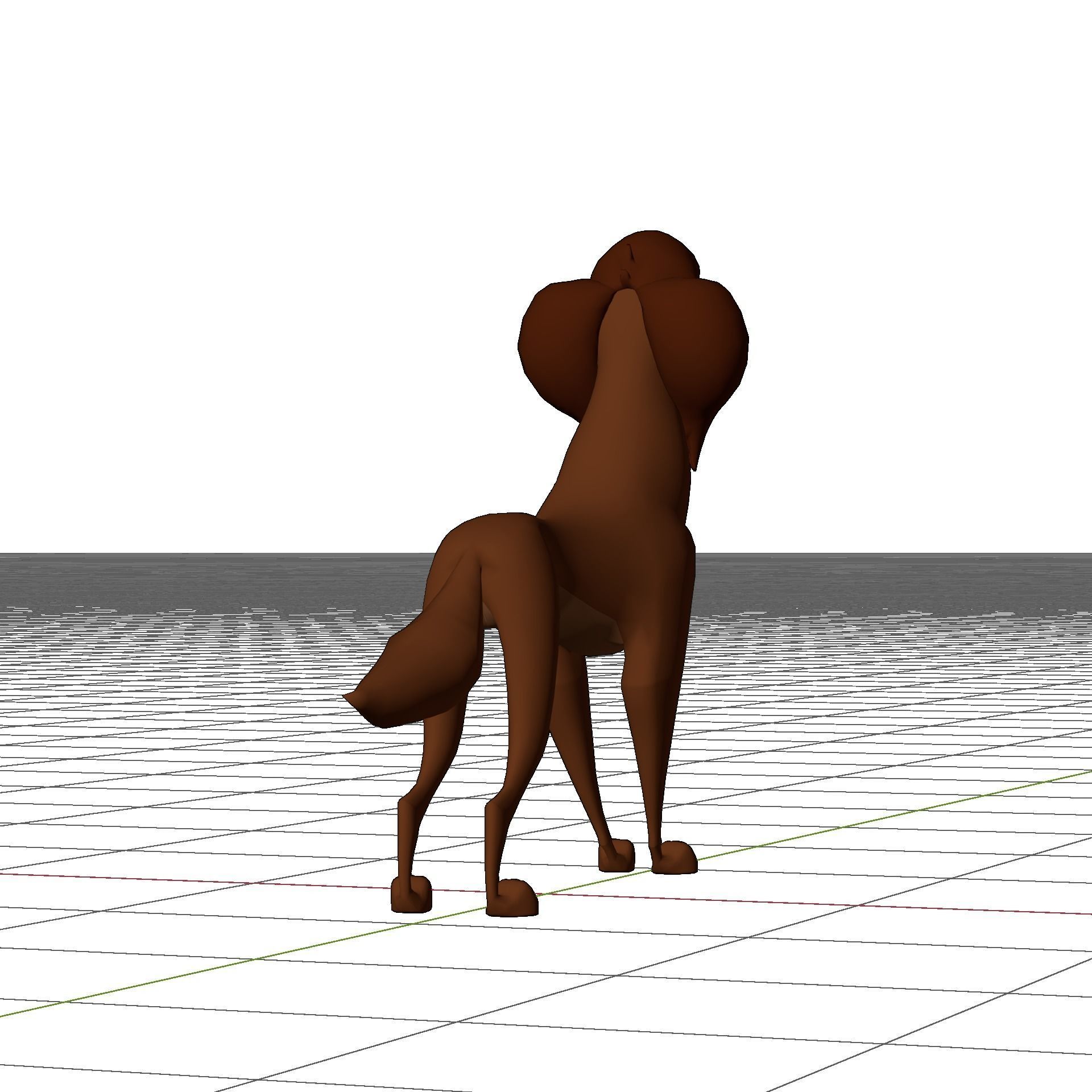 Sasha la Fleur Low-poly 3D model_30