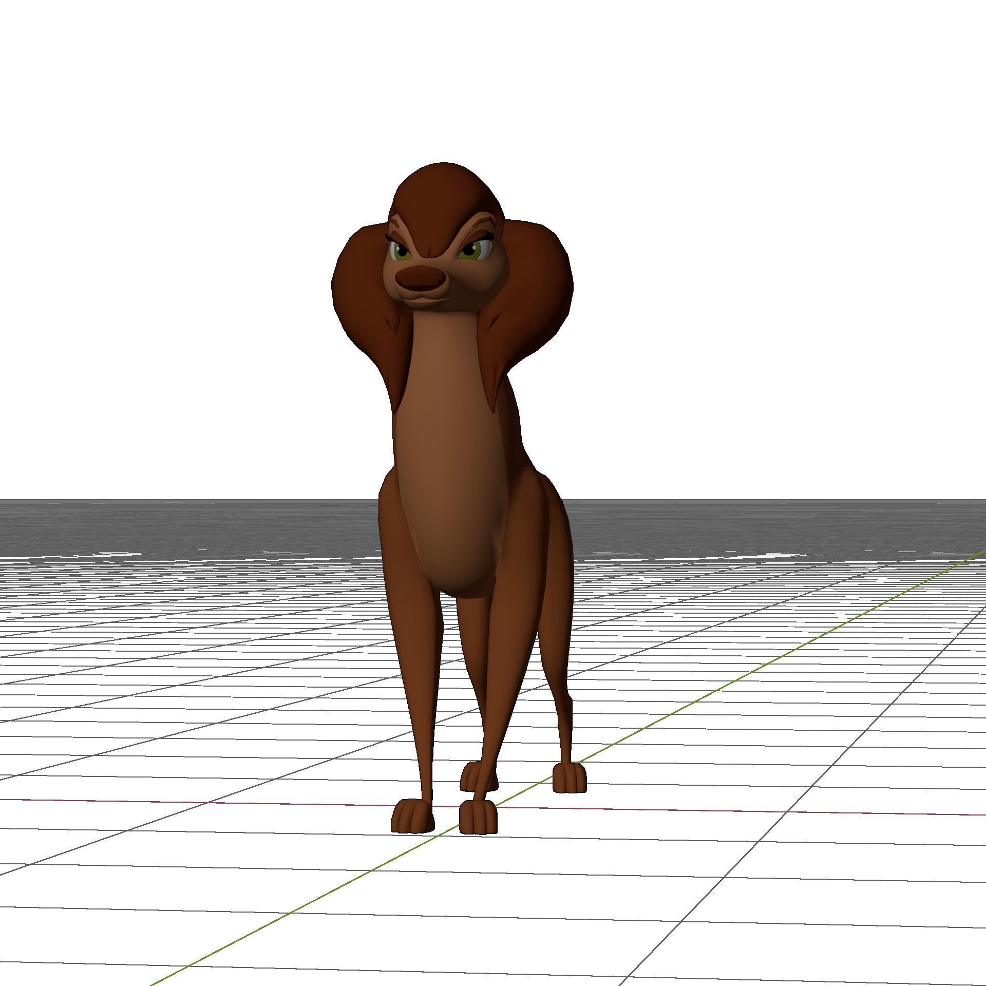 Sasha la Fleur Low-poly 3D model_52