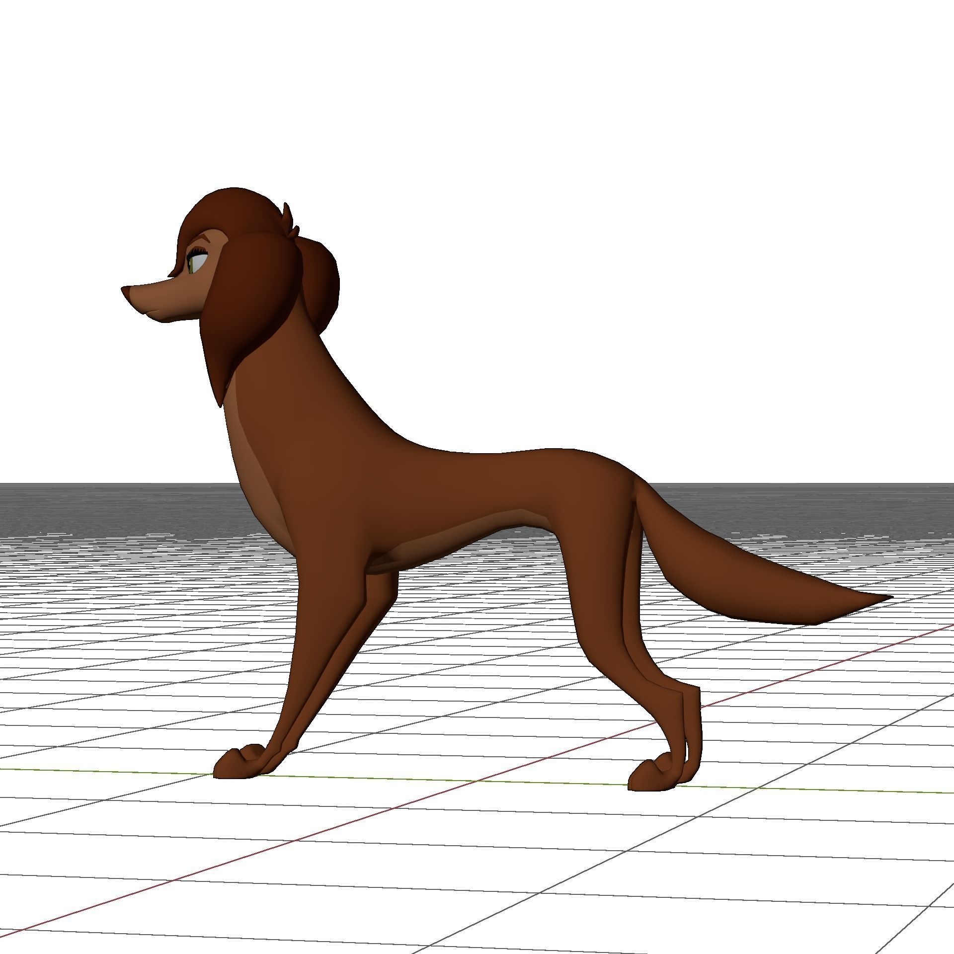 Sasha la Fleur Low-poly 3D model_39