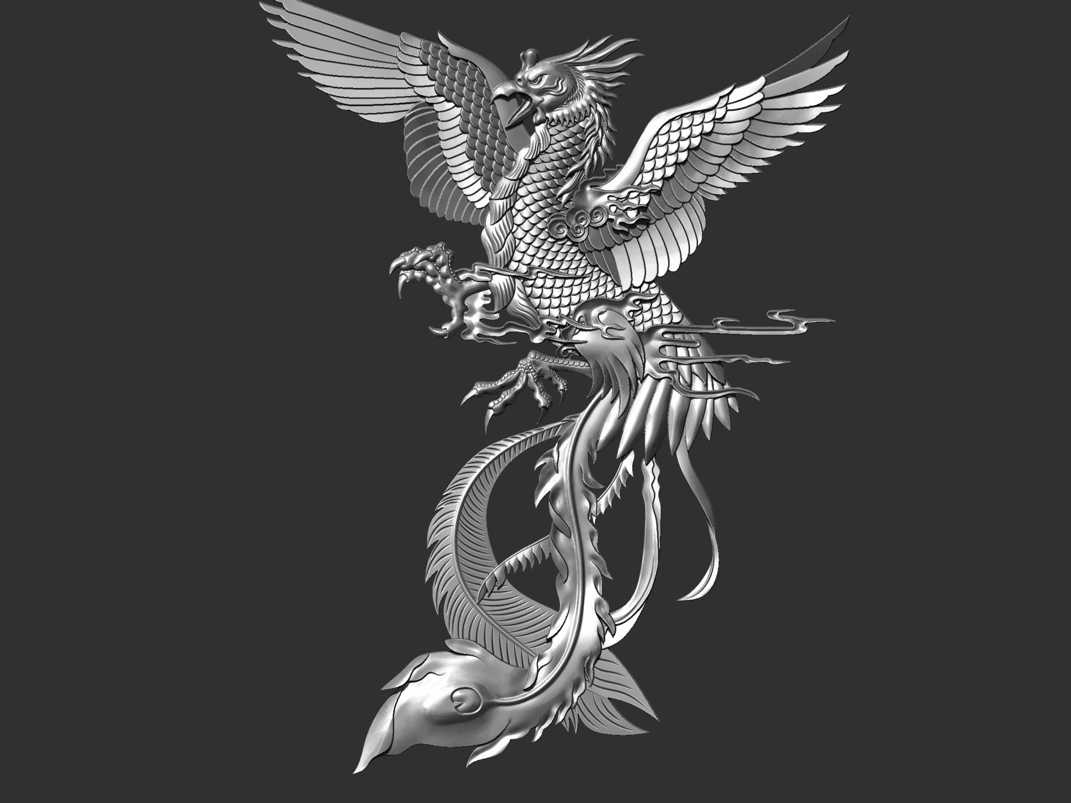 phoenix 3D print model_1