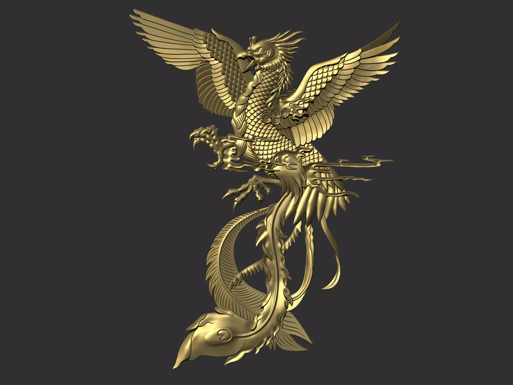 phoenix 3D print model_0