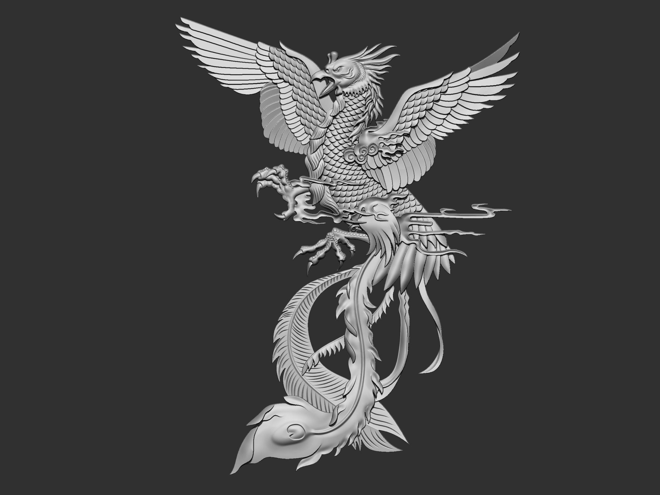 phoenix 3D print model_11