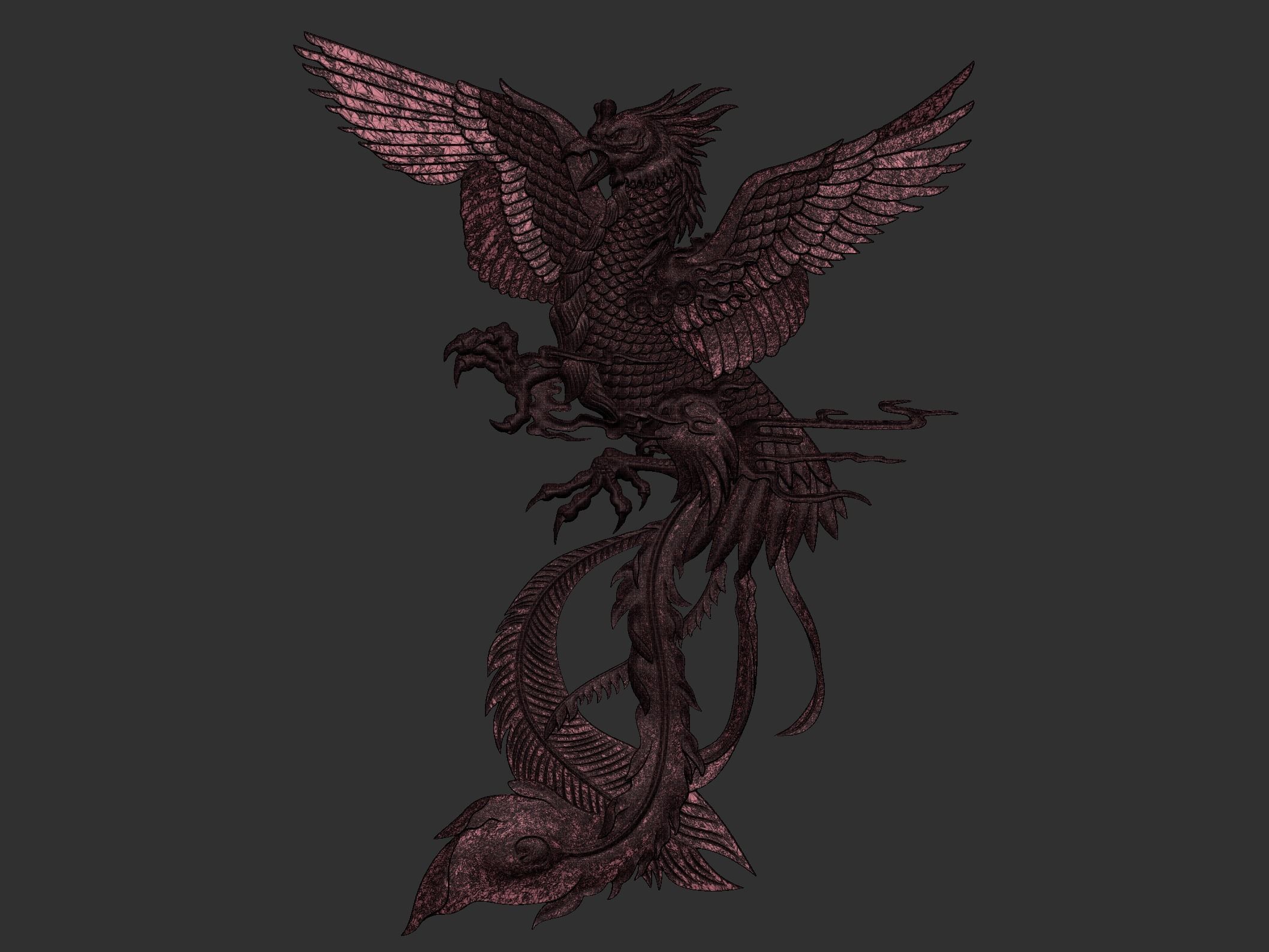 phoenix 3D print model_14