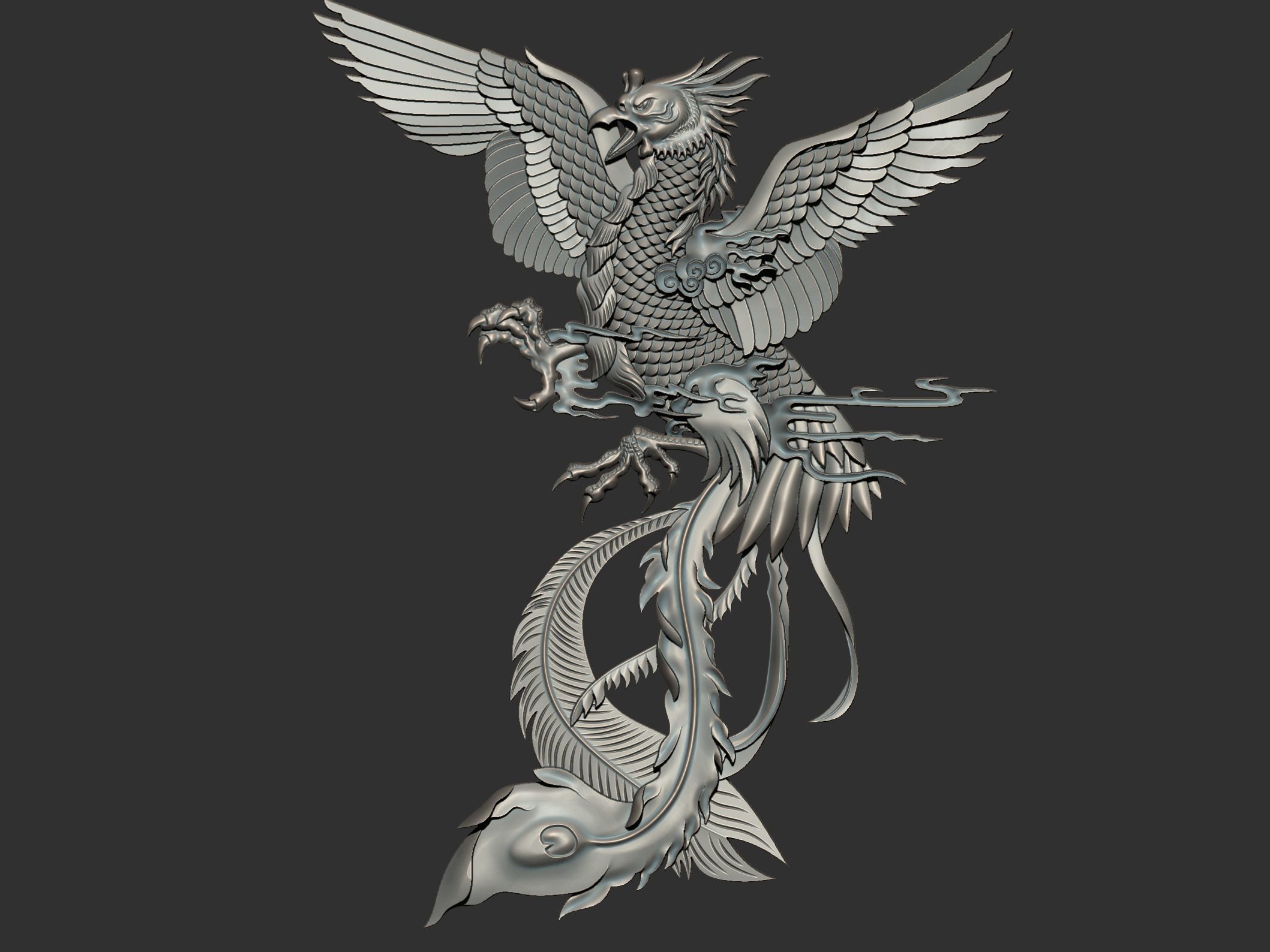 phoenix 3D print model_4