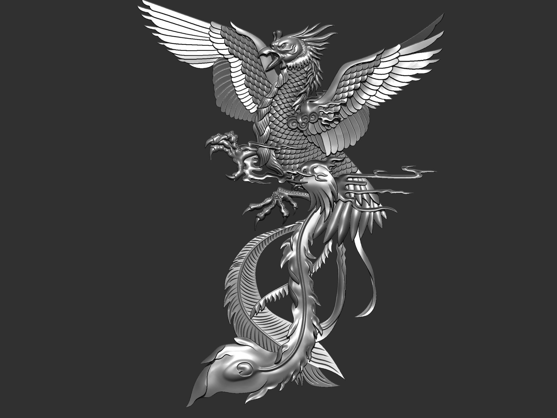 phoenix 3D print model_2