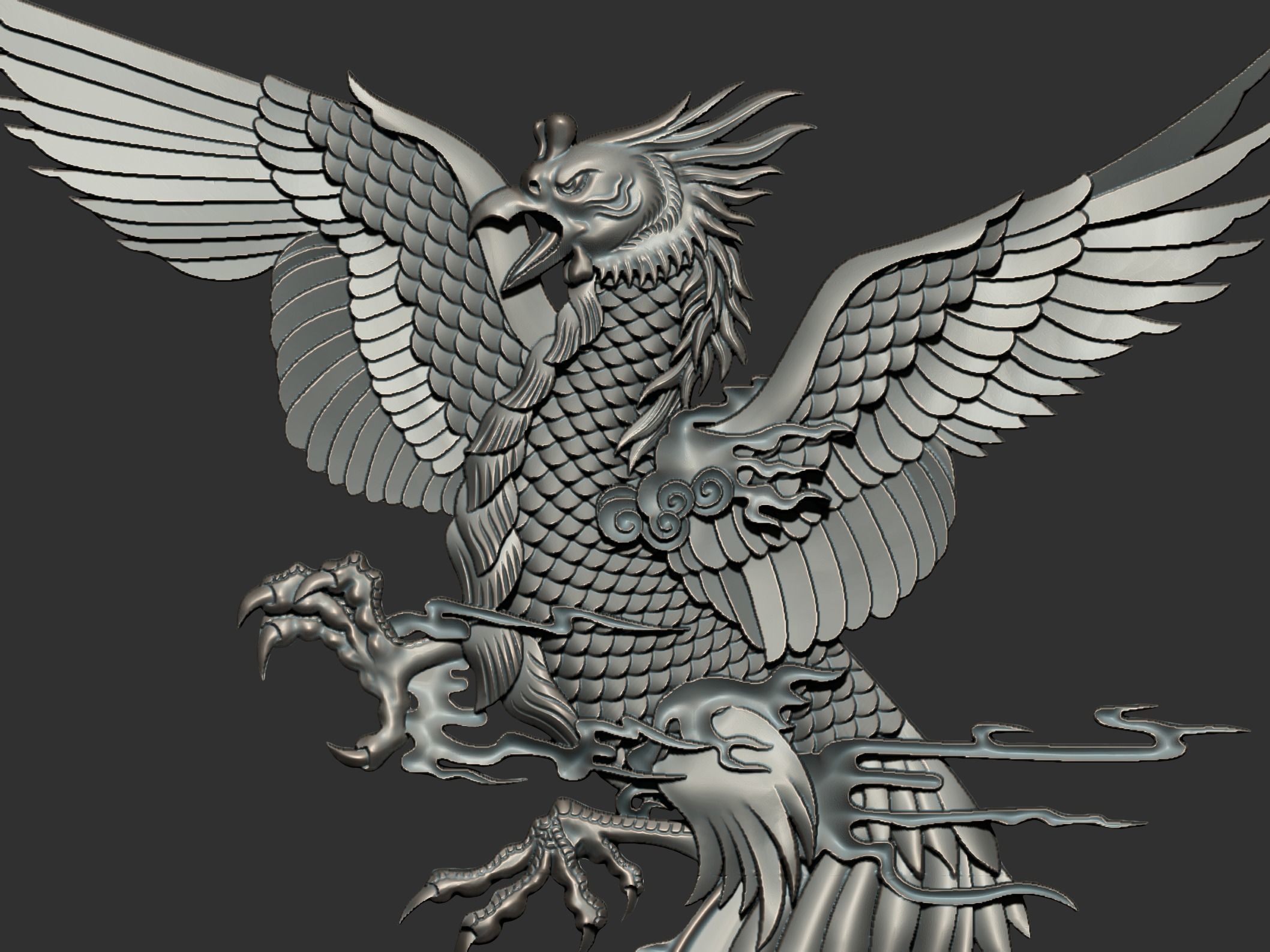 phoenix 3D print model_10