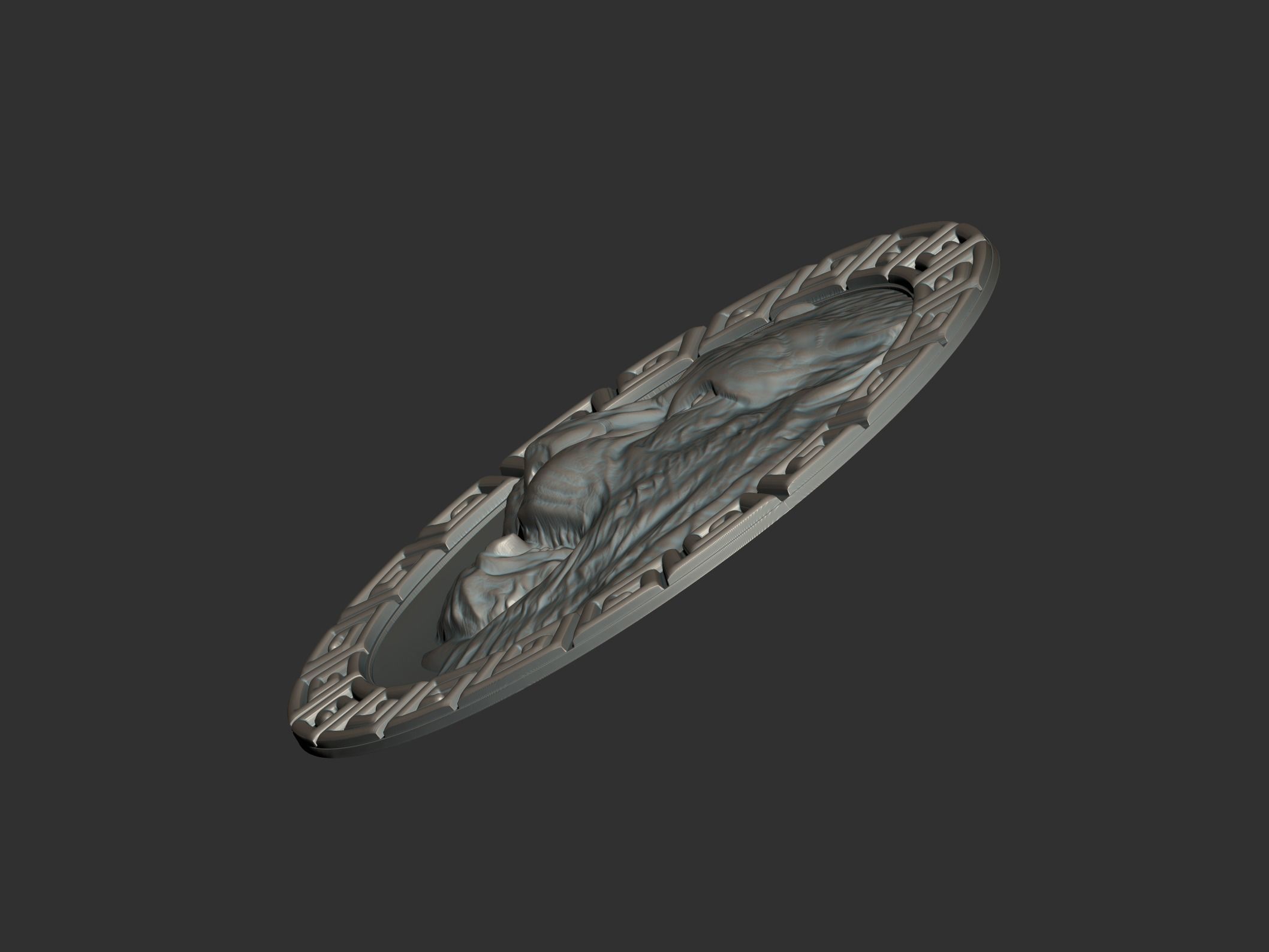 tiger head 3D print model_3