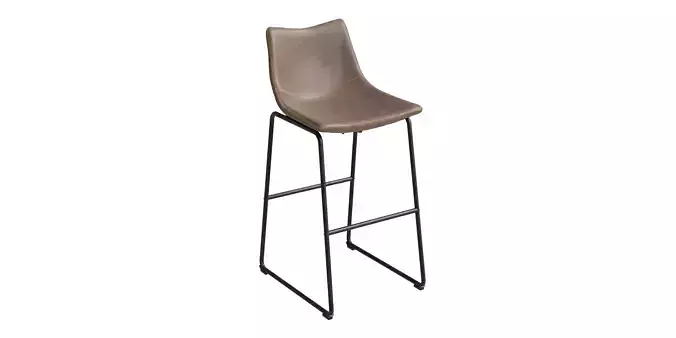 Vintage Pu Leather Barstool