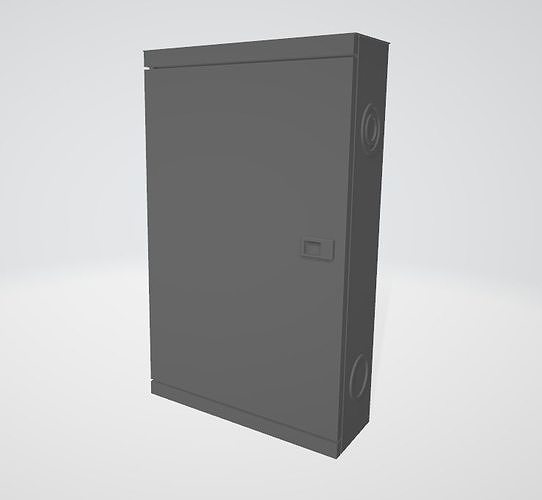 electrical cabinet Free 3D print model