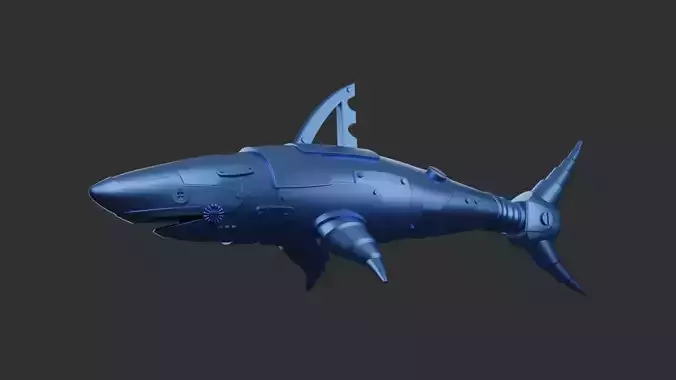 Spaceship in Fish Shape