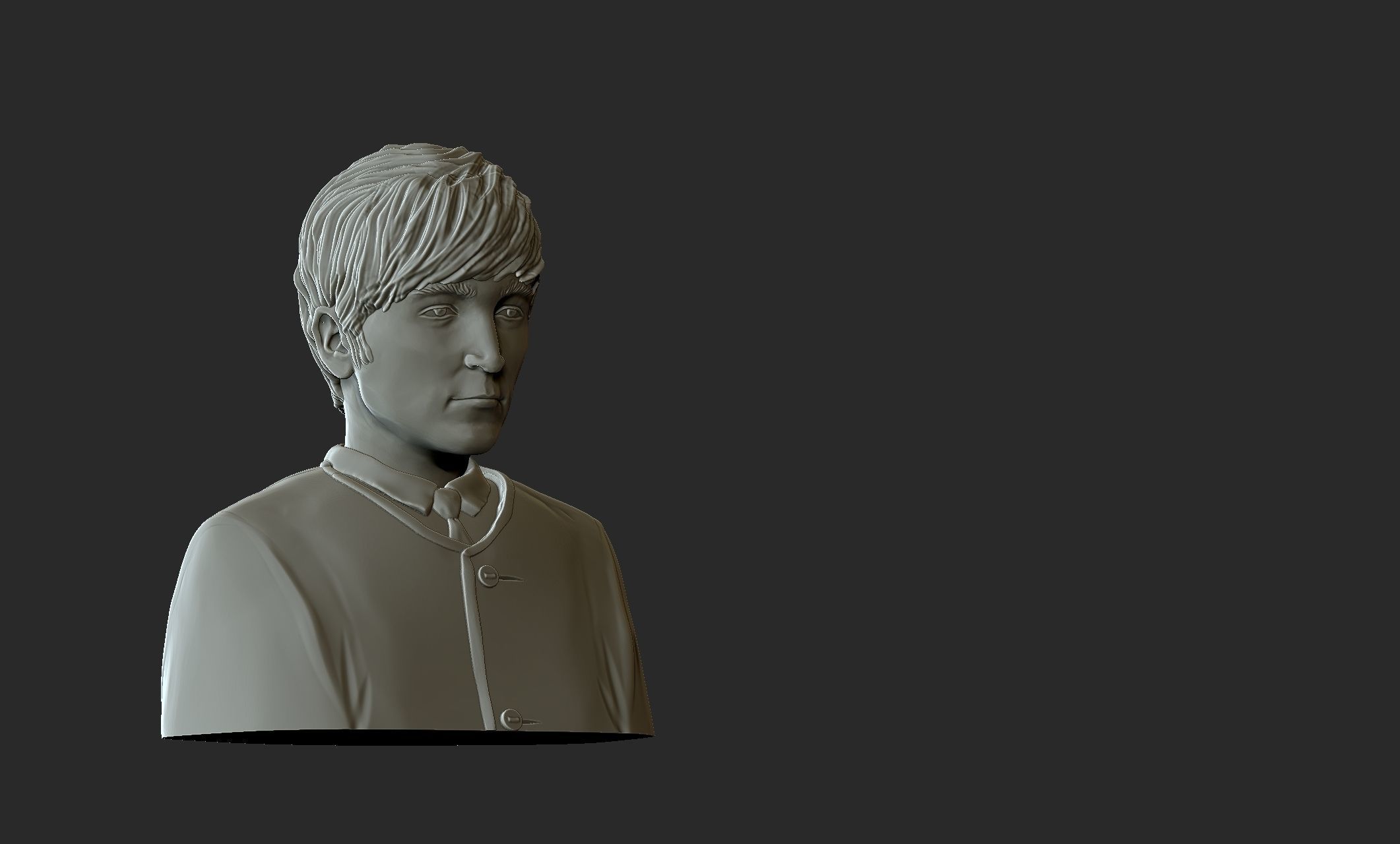 John Lennon 3D print model_3