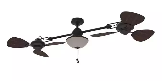 Twin Breeze Ii 74-In Oil Rubbed Bonze