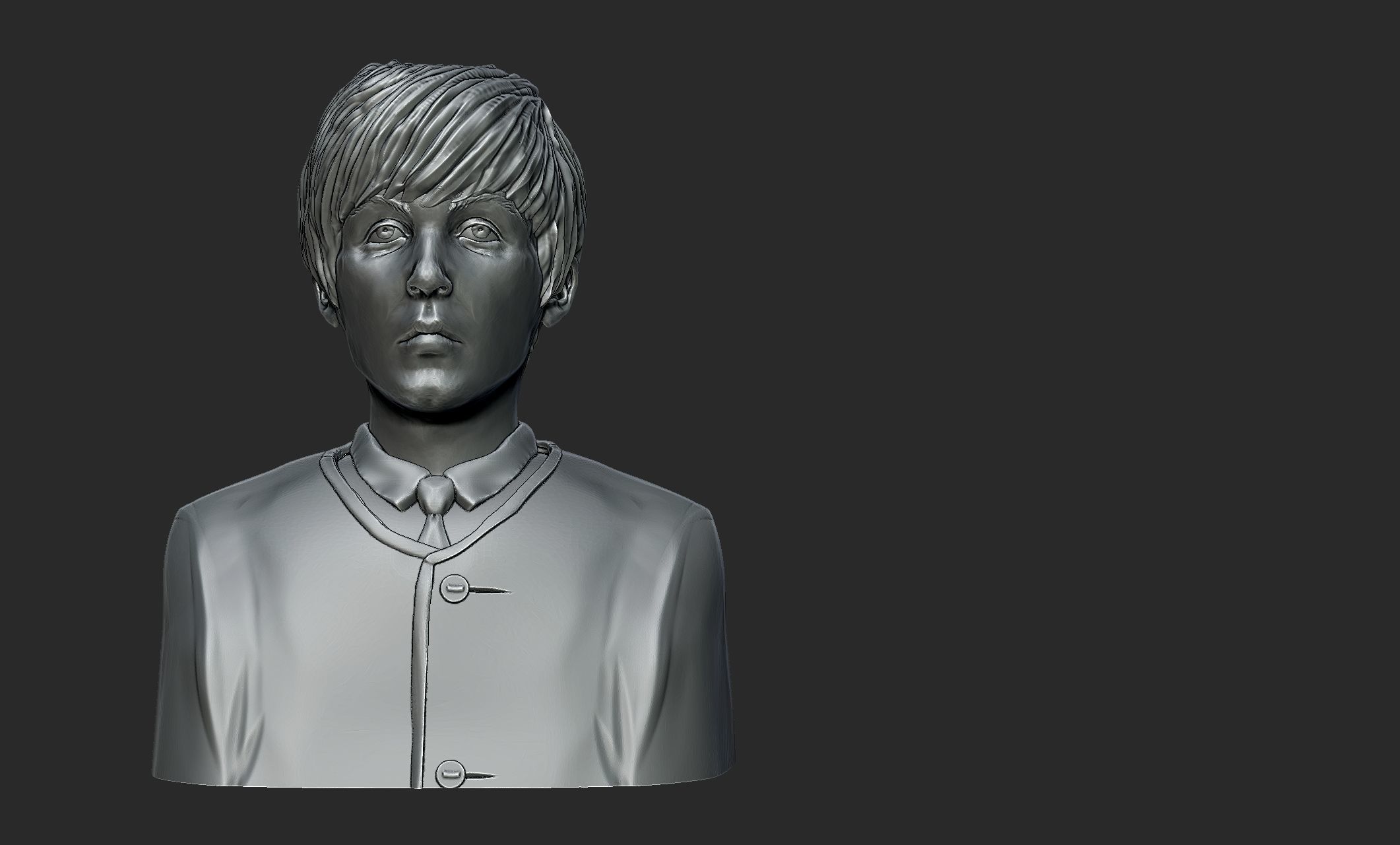 Paul McCartney 3D print model_2