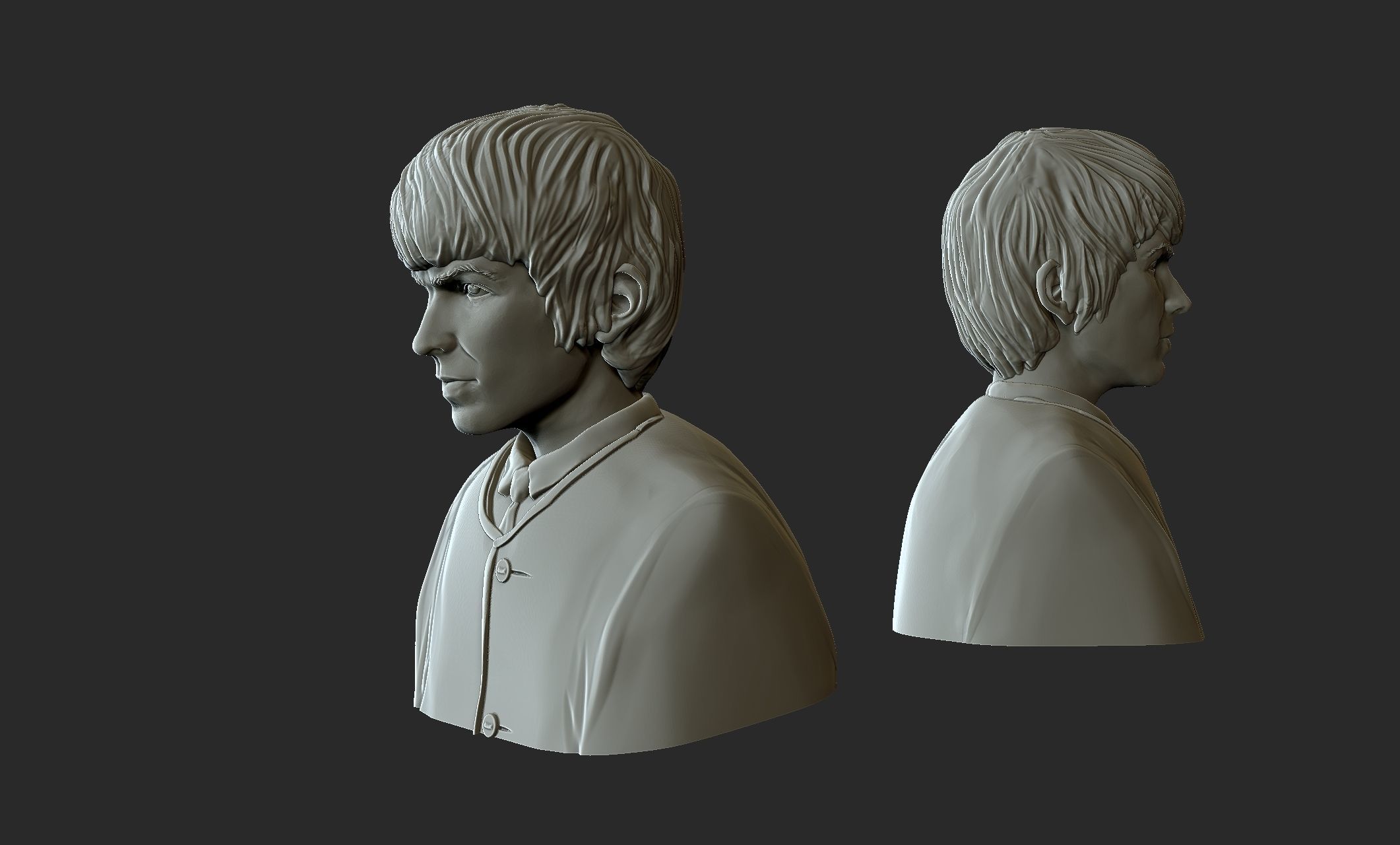 George Harrison 3D print model_3