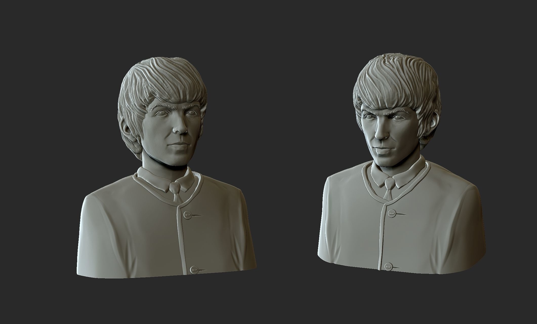 George Harrison 3D print model_2