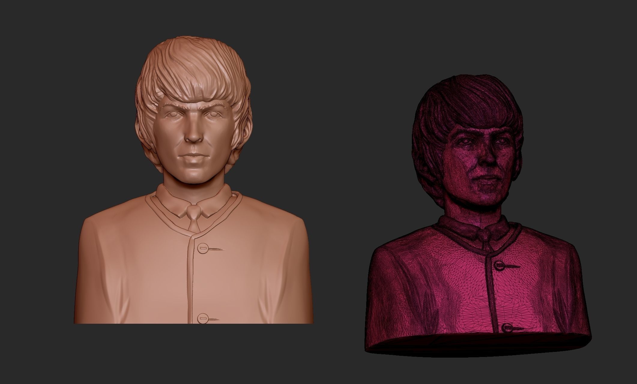 George Harrison 3D print model_7