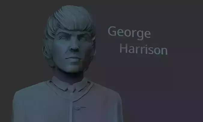 George Harrison 3D print model
