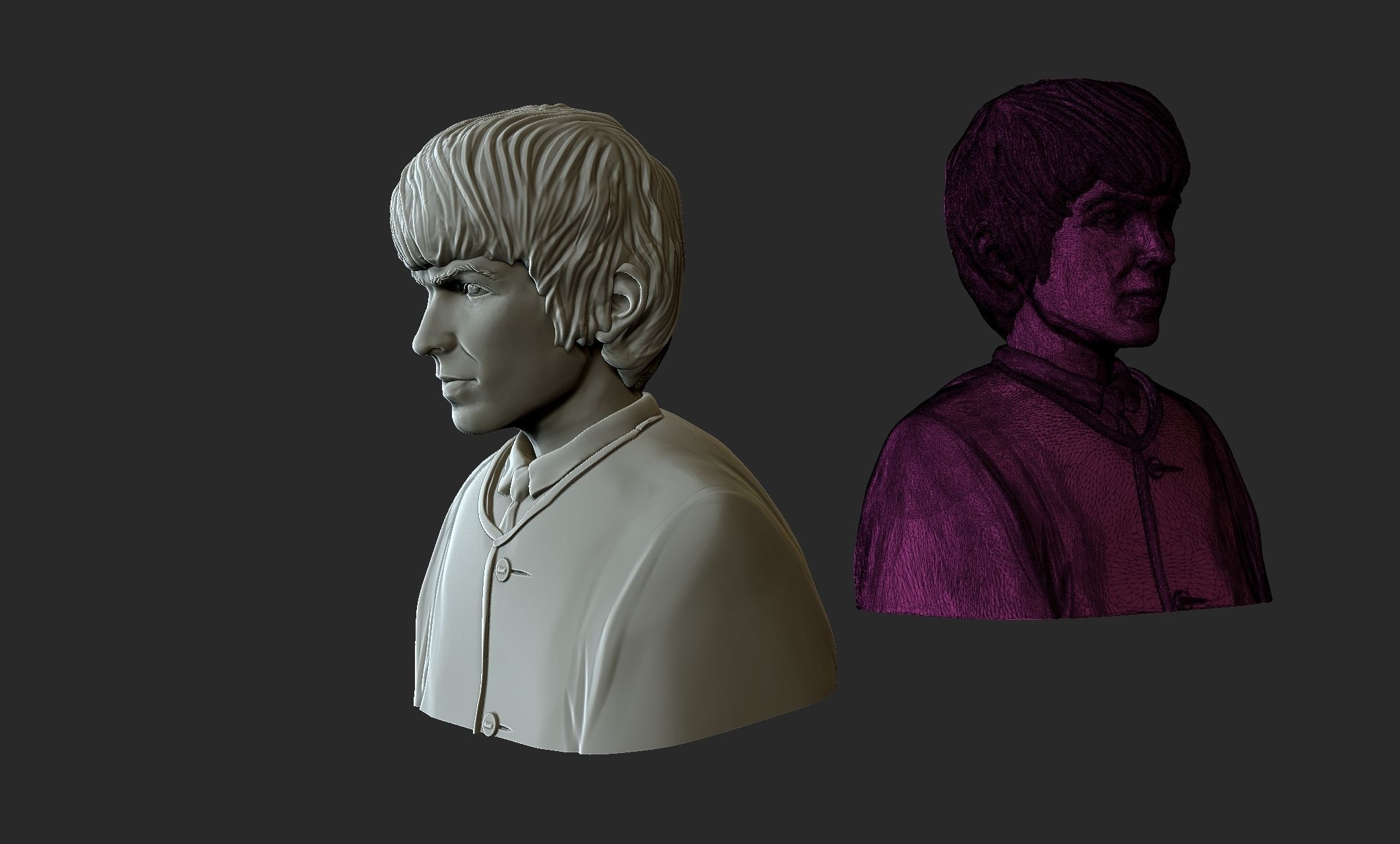 George Harrison 3D print model_4